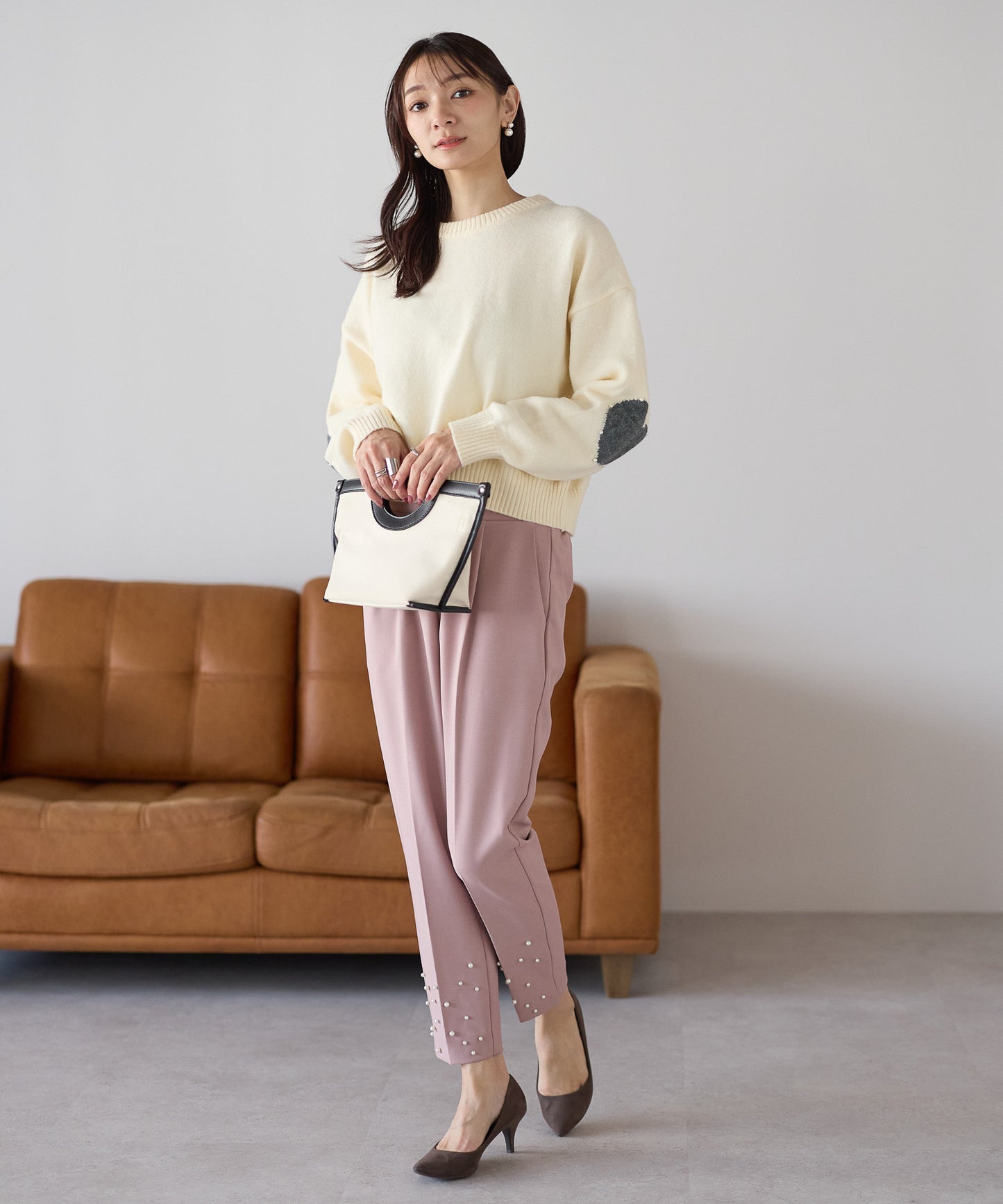 【11月9日(日)20時〜新発売】エルボーハートパールニット