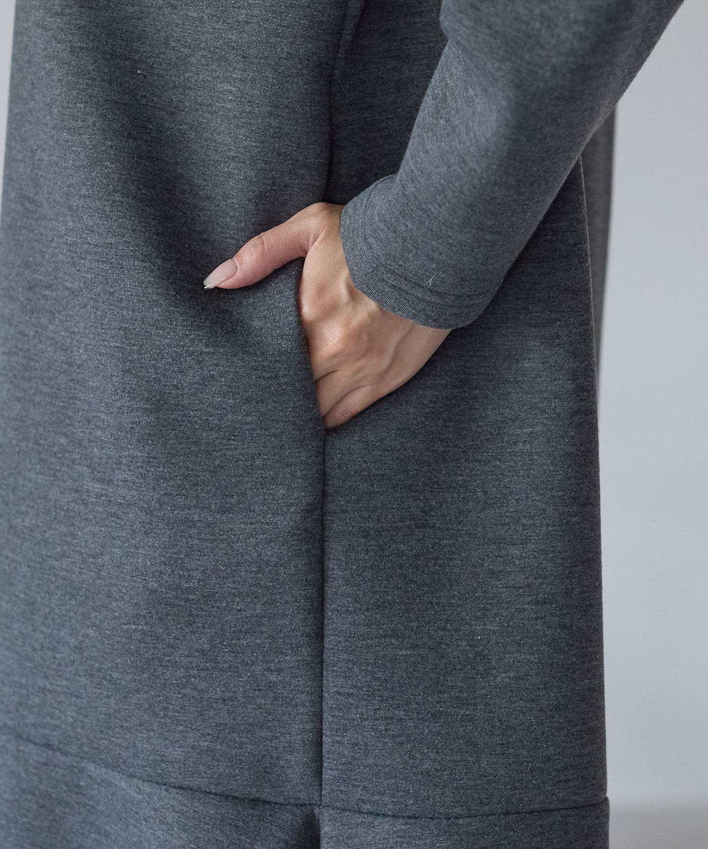 【1月4日(日)20時〜新発売】パールフードフレアワンピース　