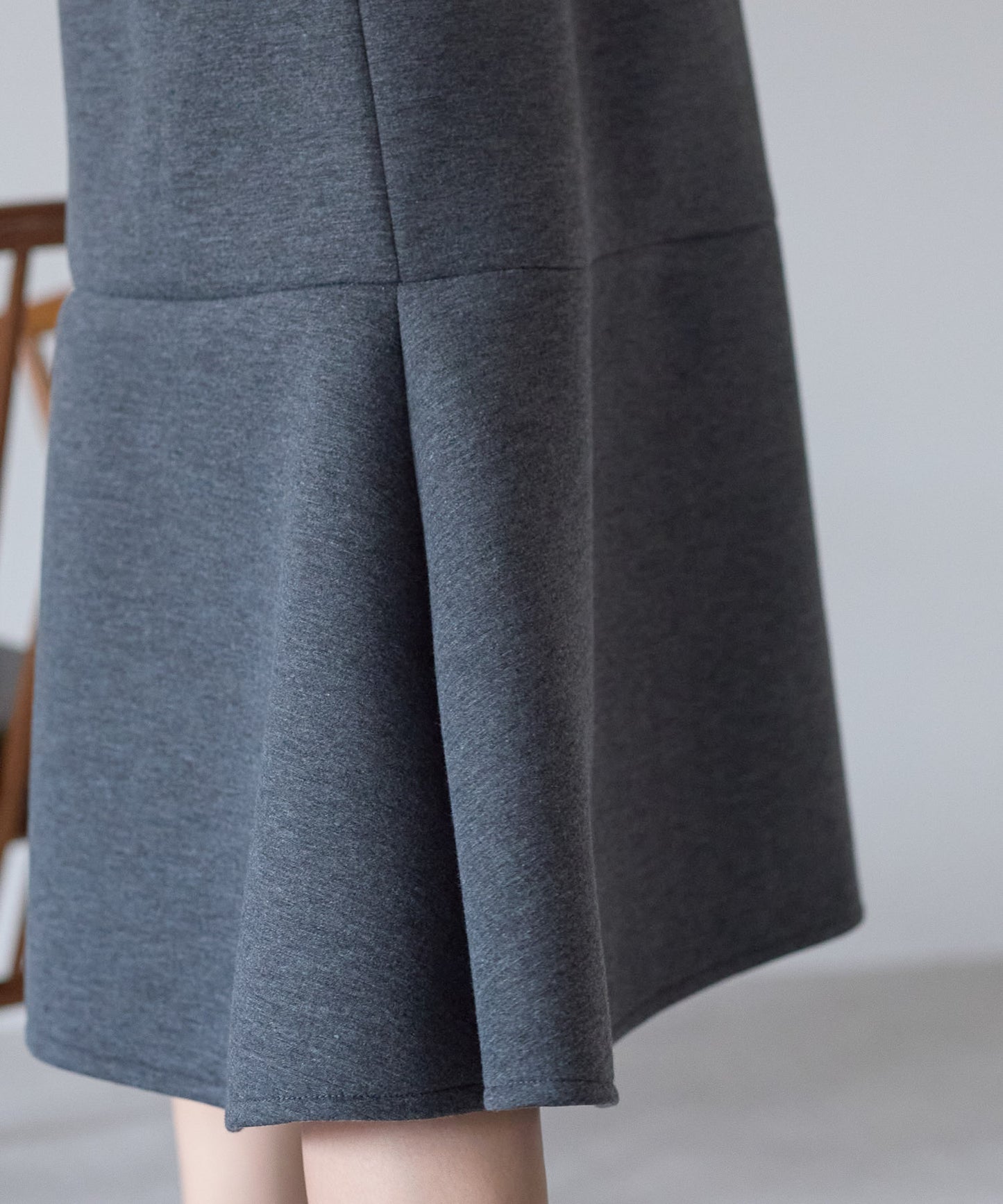 【1月4日(日)20時〜新発売】パールフードフレアワンピース　