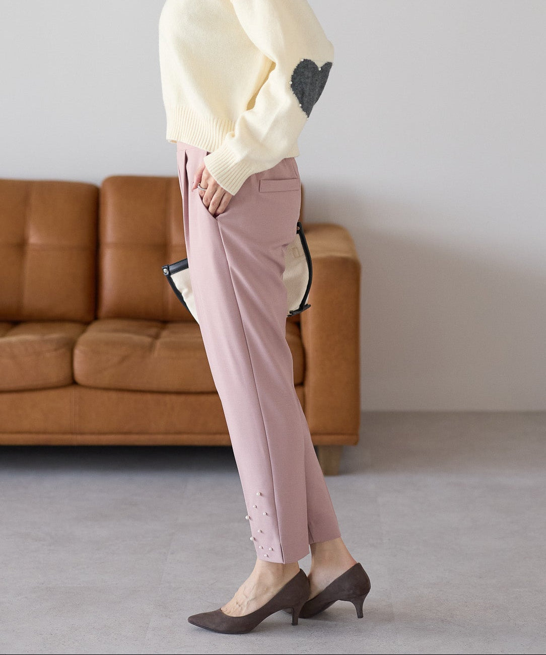 【11月9日(日)20時〜新発売】エルボーハートパールニット