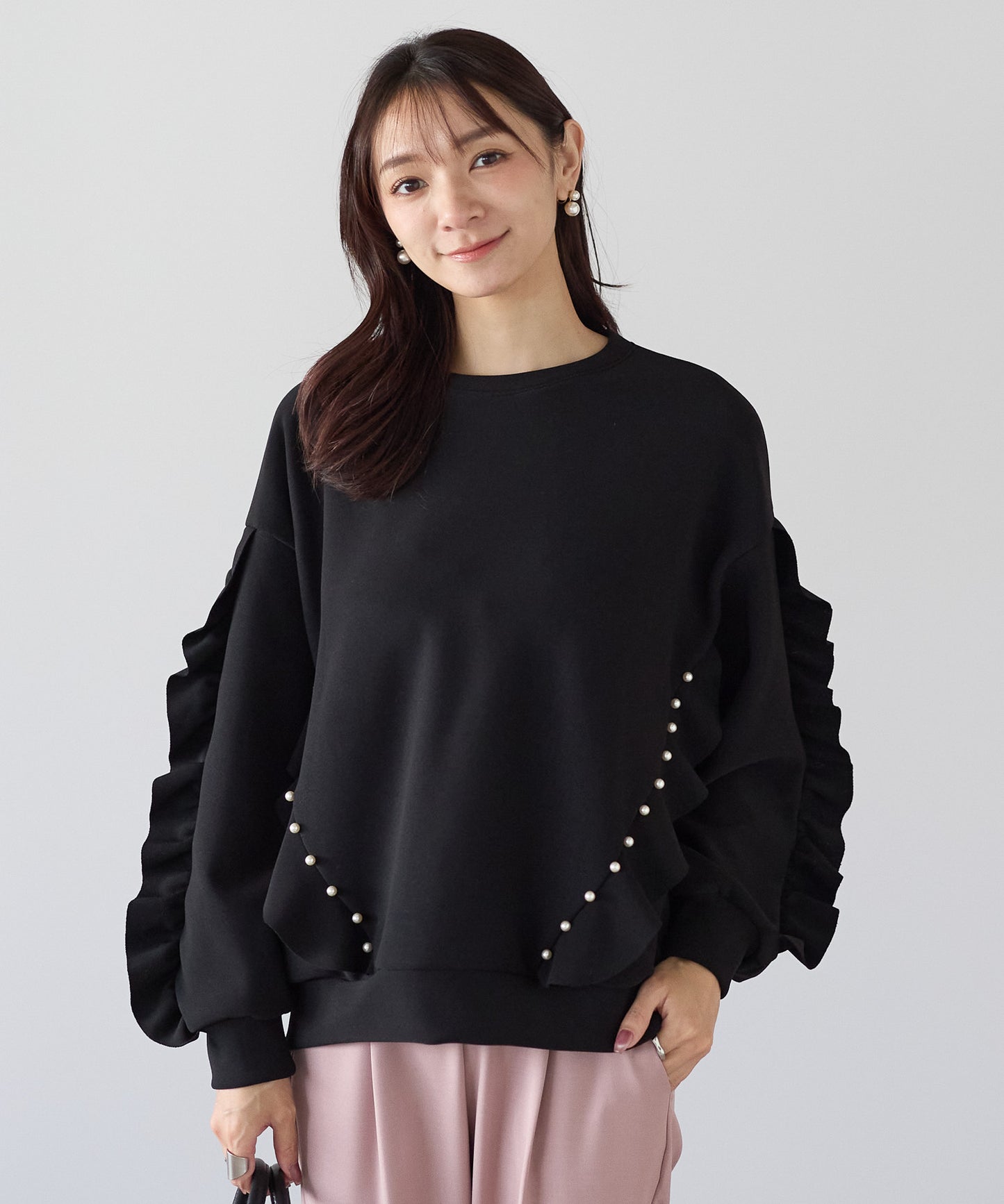 【11月16日(日)20時〜新発売】パールリュクス裏起毛トップス