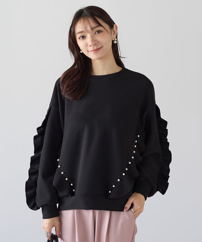 【11月16日(日)20時〜新発売】パールリュクス裏起毛トップス