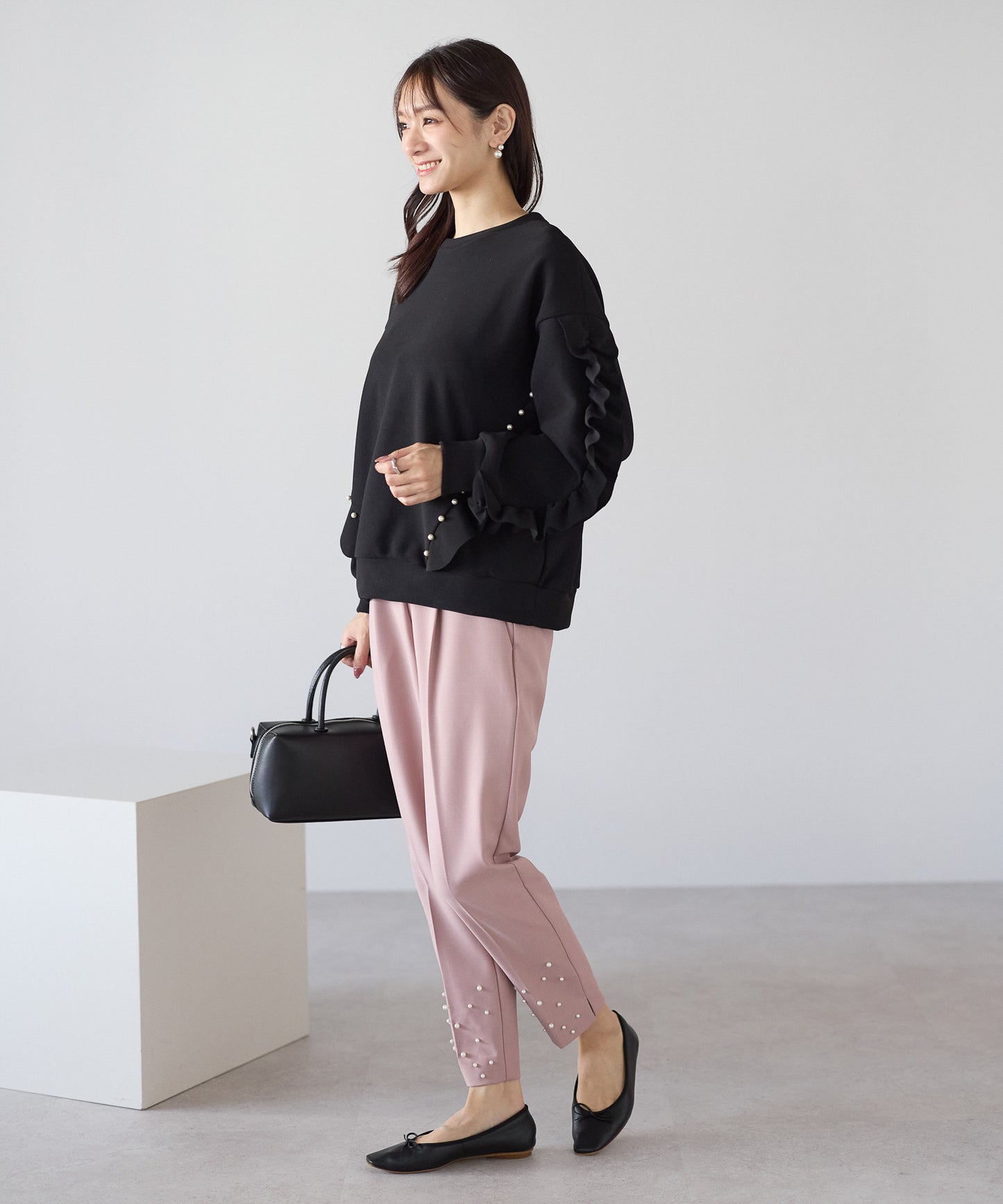 【11月16日(日)20時〜新発売】パールリュクス裏起毛トップス