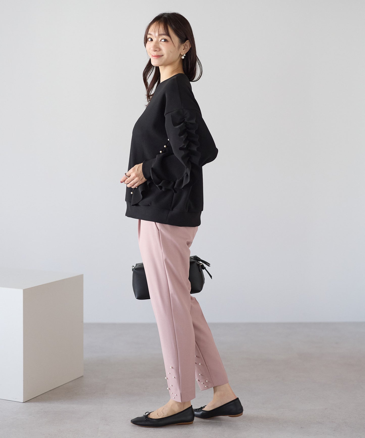 【11月16日(日)20時〜新発売】パールリュクス裏起毛トップス