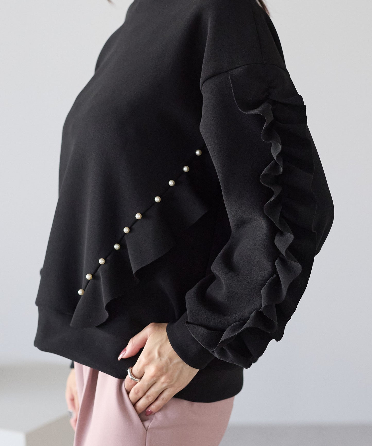 【11月16日(日)20時〜新発売】パールリュクス裏起毛トップス