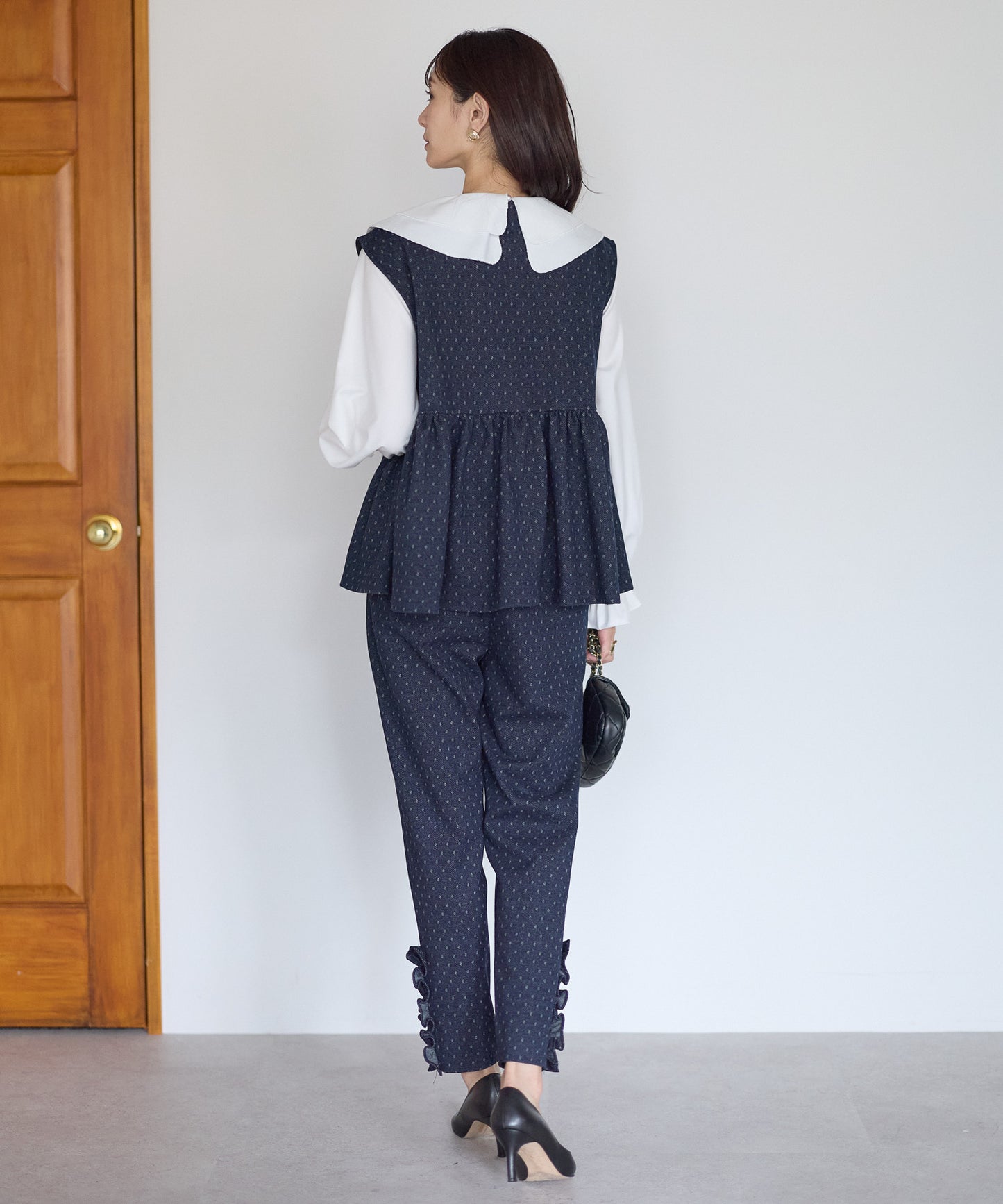 【1月11日(日)20時〜新発売】スノードットペプラムベスト　