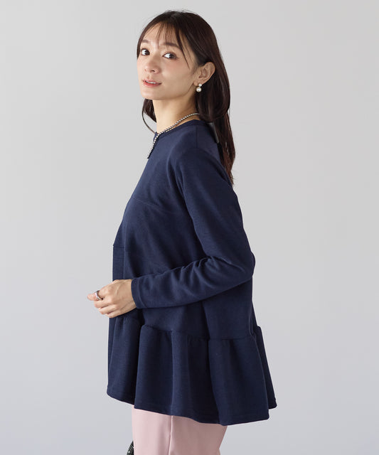 【11月9日(日)20時〜新発売】バックリボンティアードフレアトップス