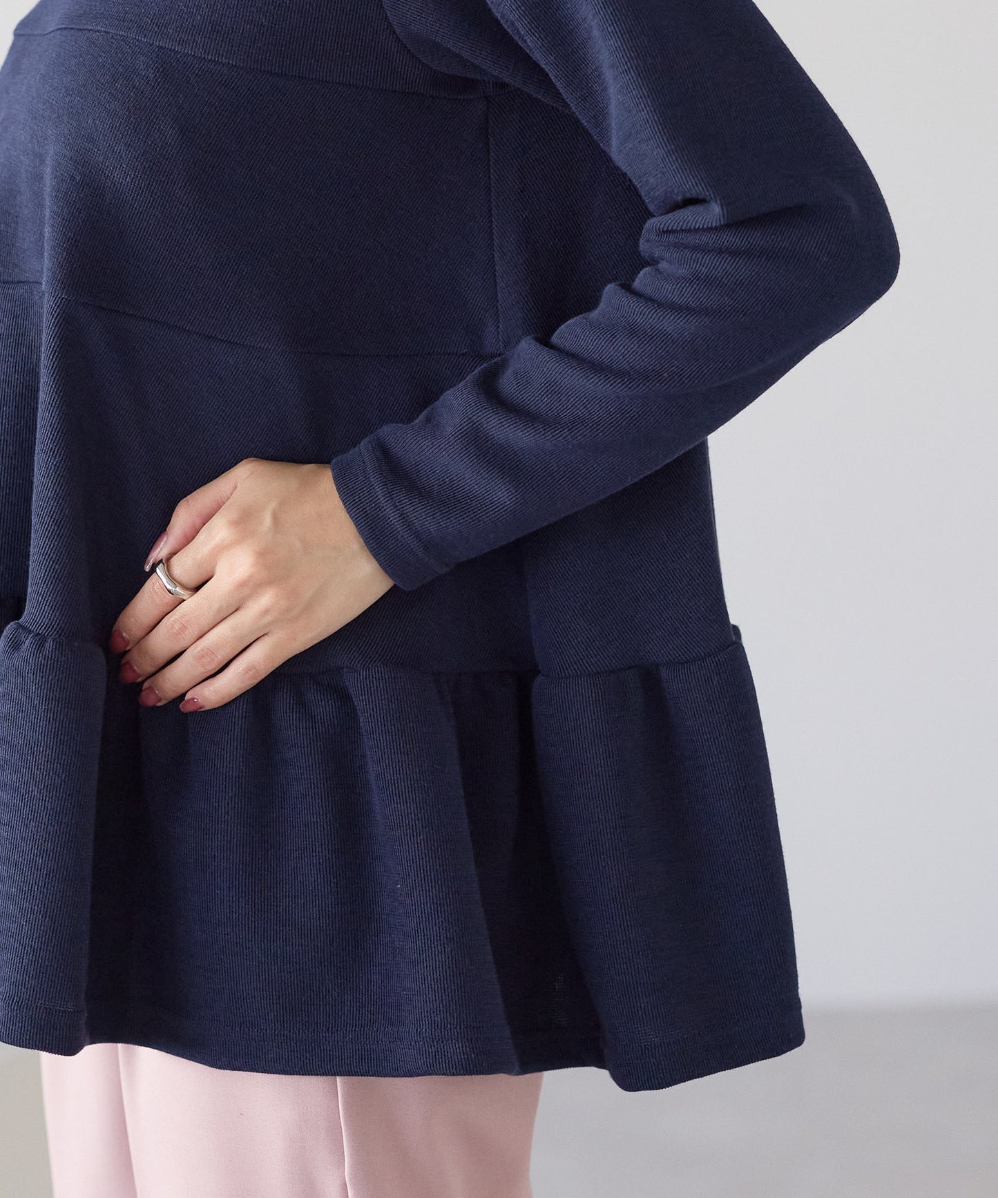 【11月9日(日)20時〜新発売】バックリボンティアードフレアトップス