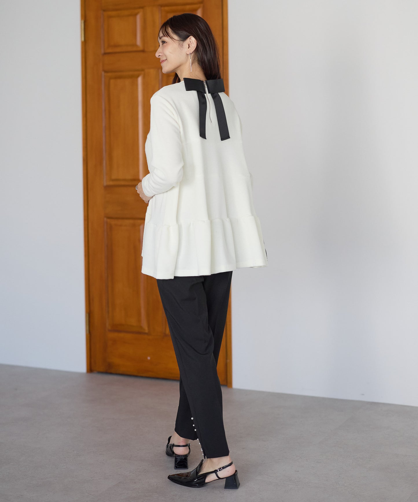 【10月19日(日)20時〜新発売】ランダム裾パールパンツ