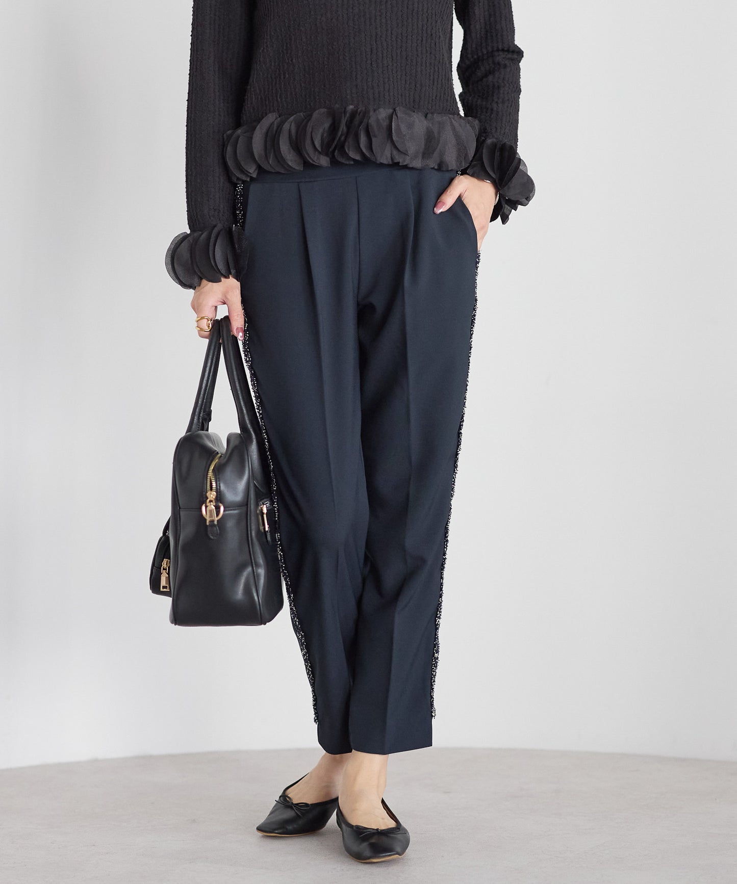 【10月19日(日)20時〜新発売】サイドツイードラインパンツ