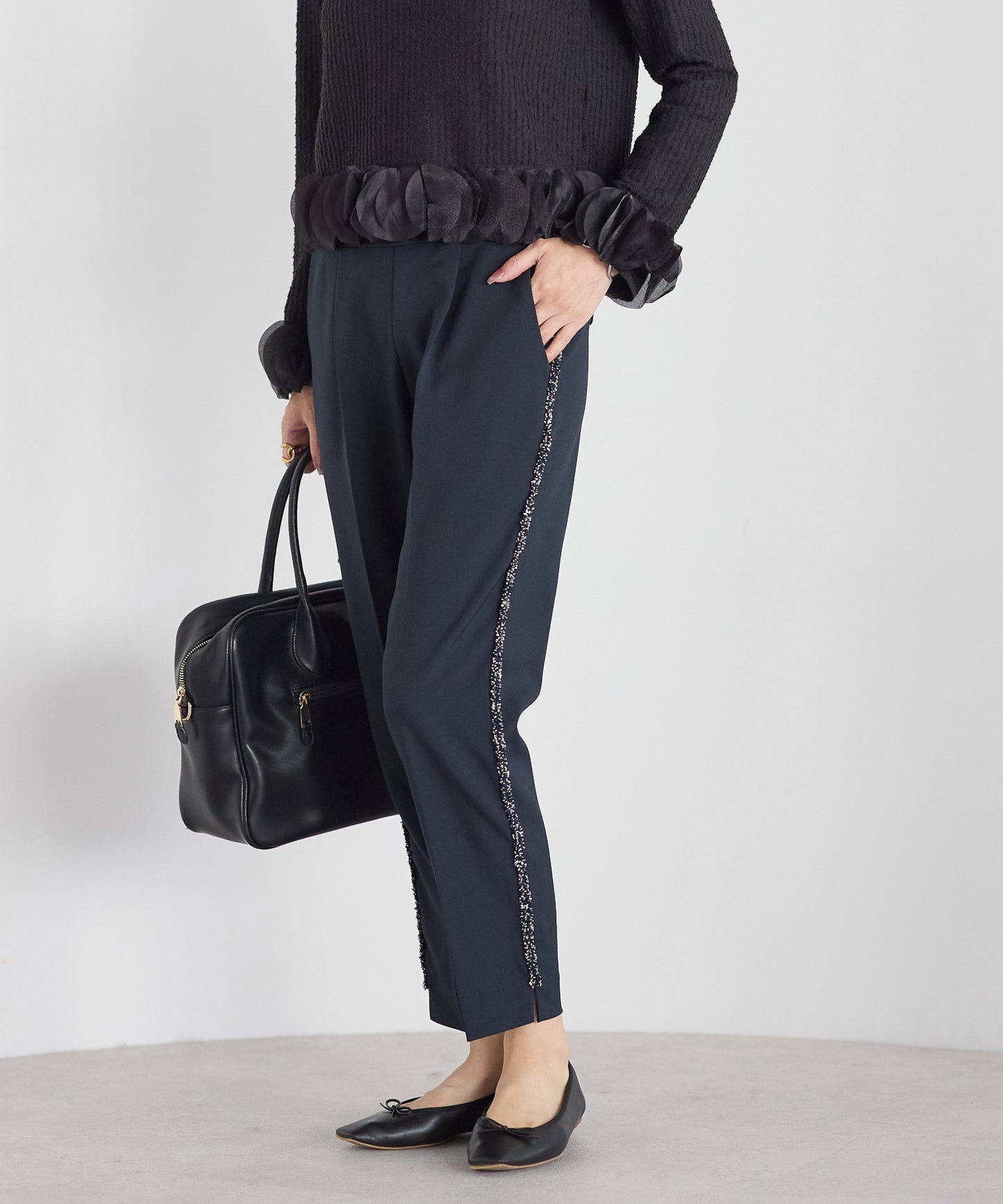 【10月19日(日)20時〜新発売】サイドツイードラインパンツ