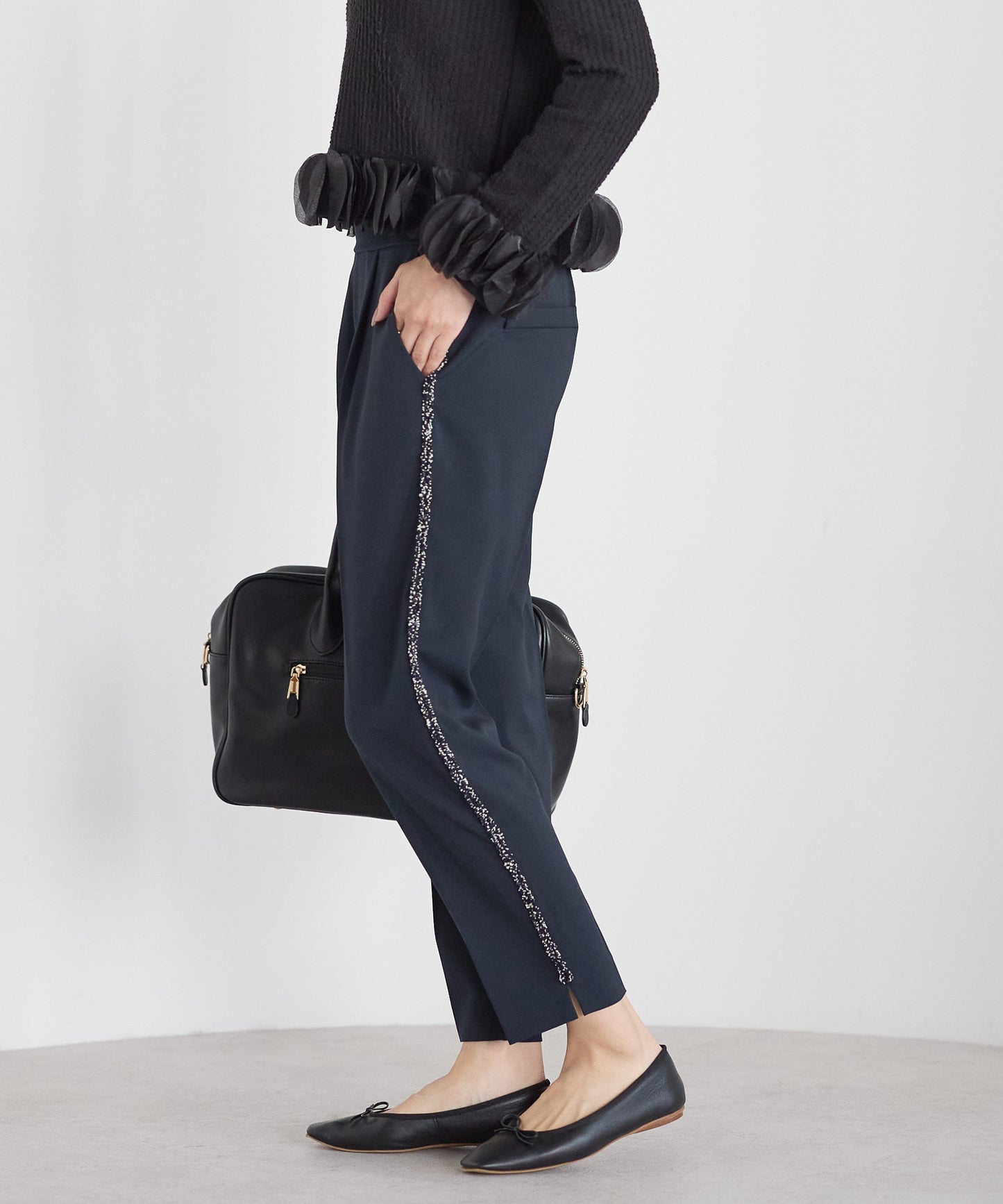 【10月19日(日)20時〜新発売】サイドツイードラインパンツ