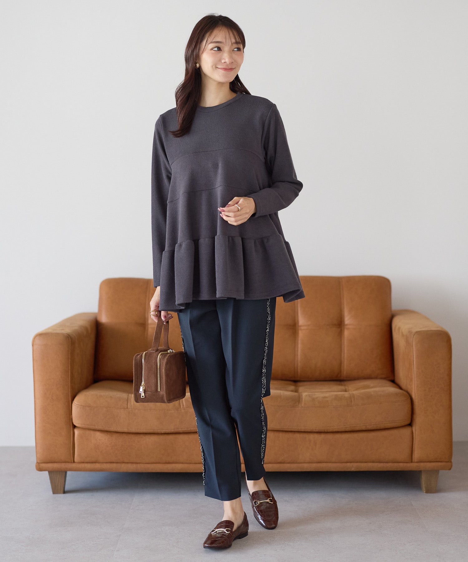 11月9日(日)20時〜新発売】バックリボンティアードフレアトップス