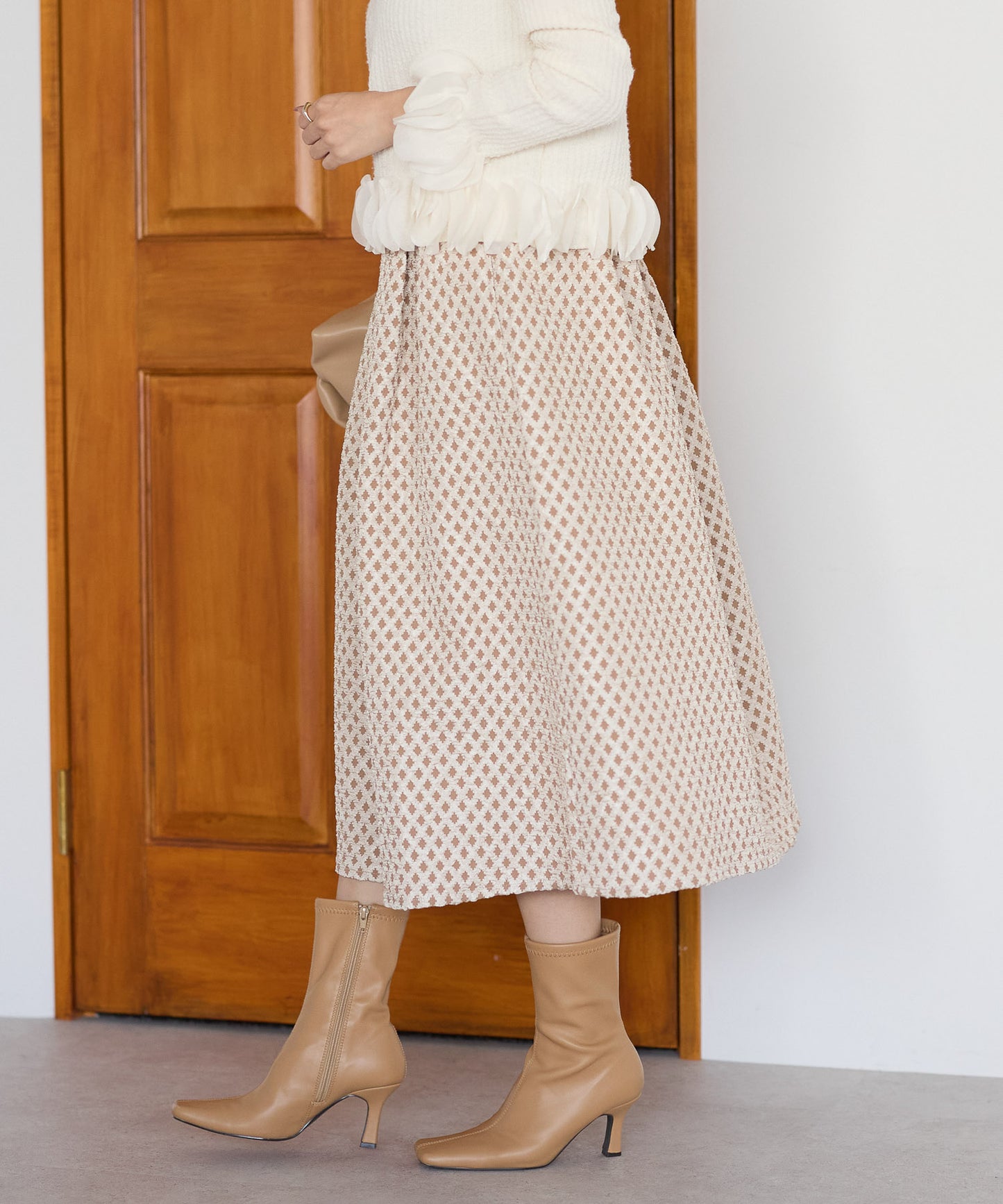 【10月24日(金)13時〜再入荷】ジャガードスカート