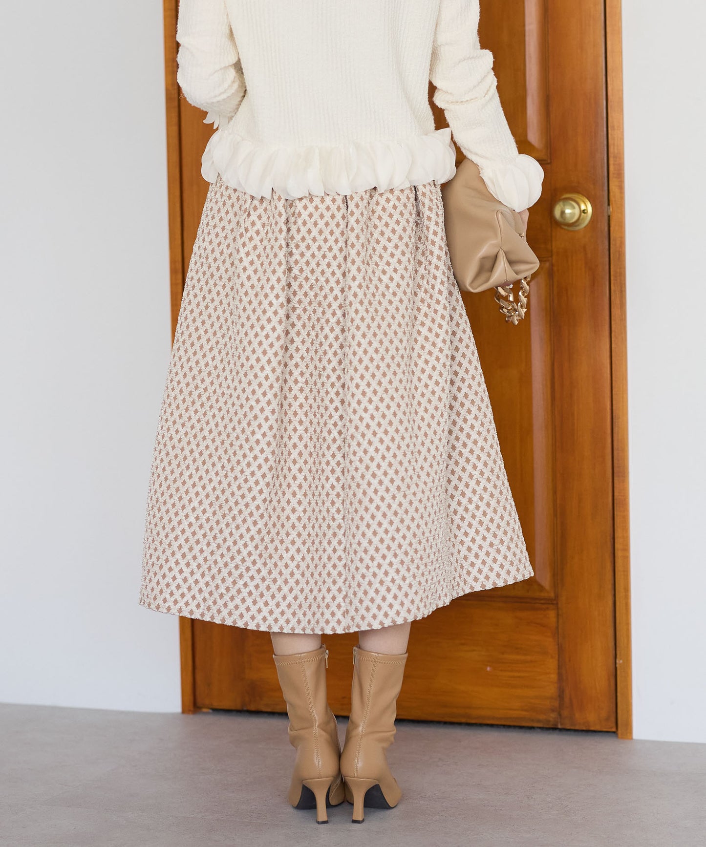 【10月24日(金)13時〜再入荷】ジャガードスカート