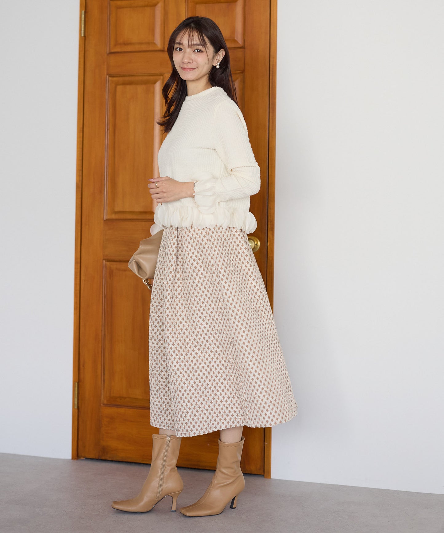 【10月24日(金)13時〜再入荷】ジャガードスカート