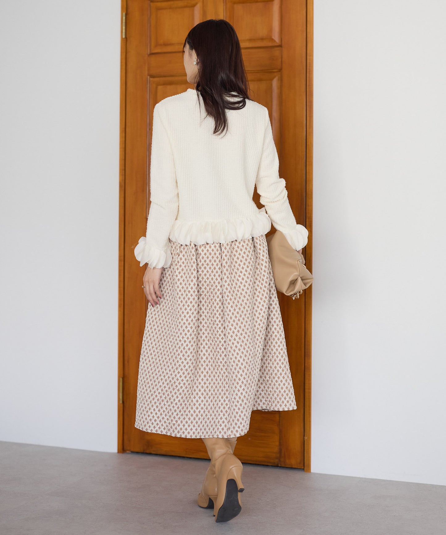 【10月24日(金)13時〜再入荷】ジャガードスカート