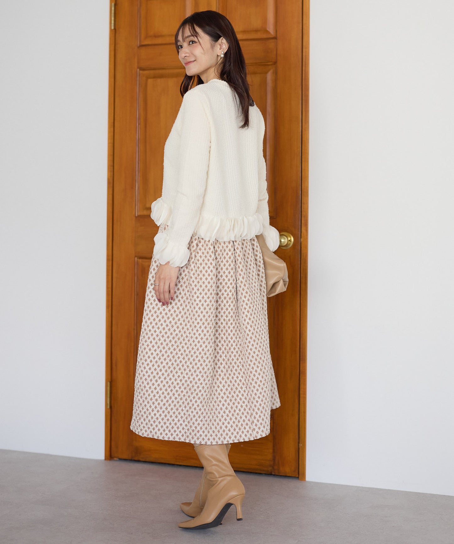 【10月24日(金)13時〜再入荷】ジャガードスカート