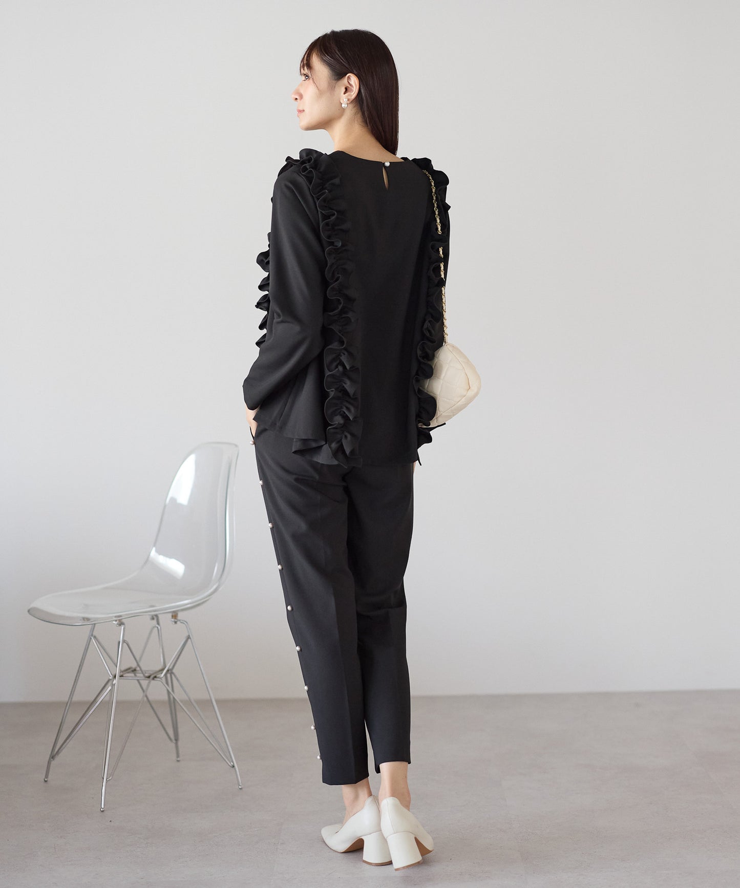 【11月9日(日)20時〜新発売】ツインフリルフレアトップス