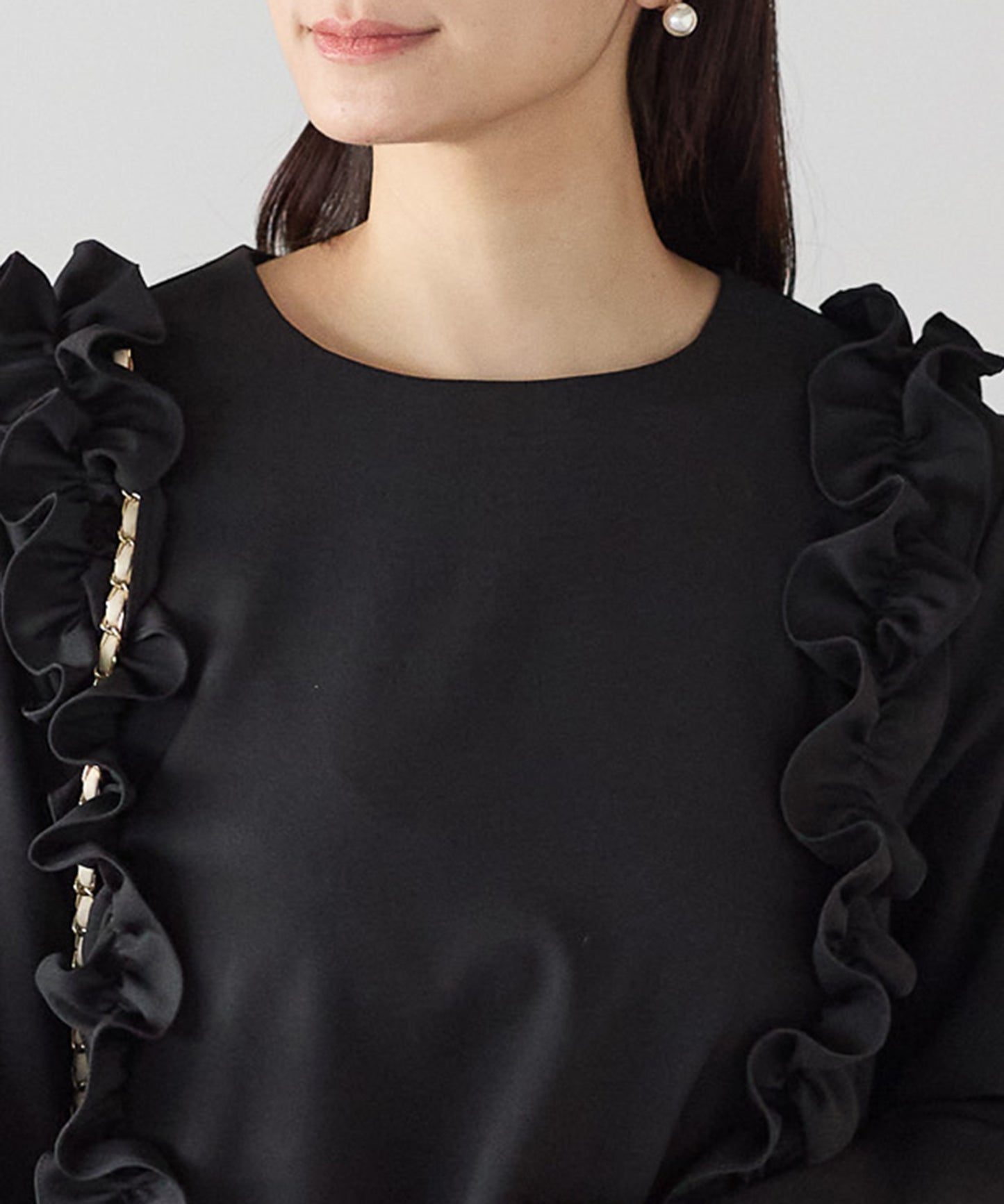 【11月9日(日)20時〜新発売】ツインフリルフレアトップス