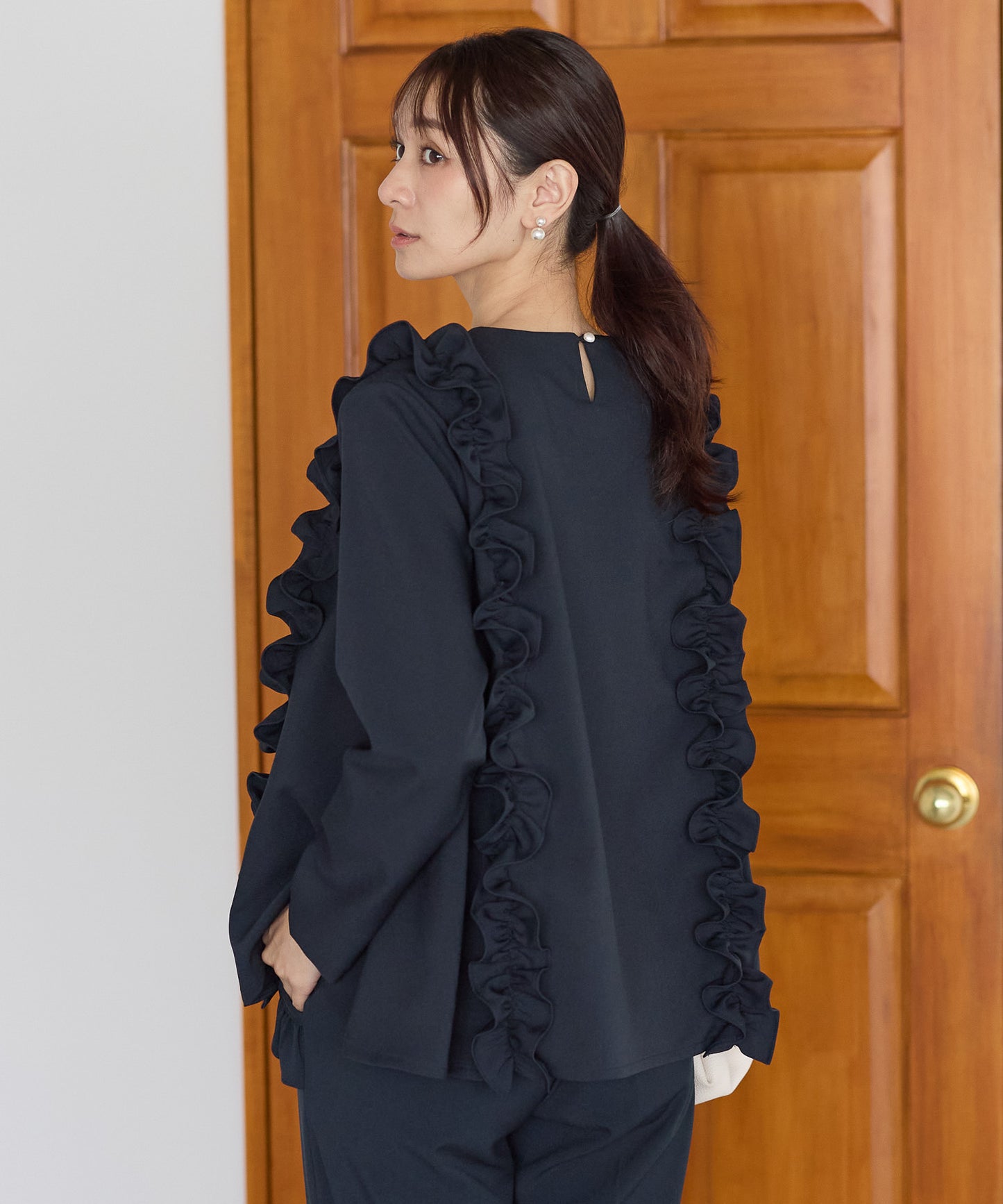 【11月9日(日)20時〜新発売】ツインフリルフレアトップス