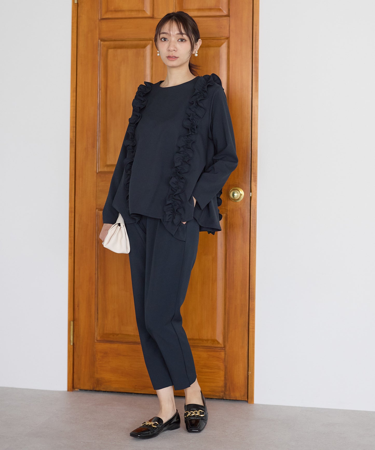 【11月9日(日)20時〜新発売】ツインフリルフレアトップス