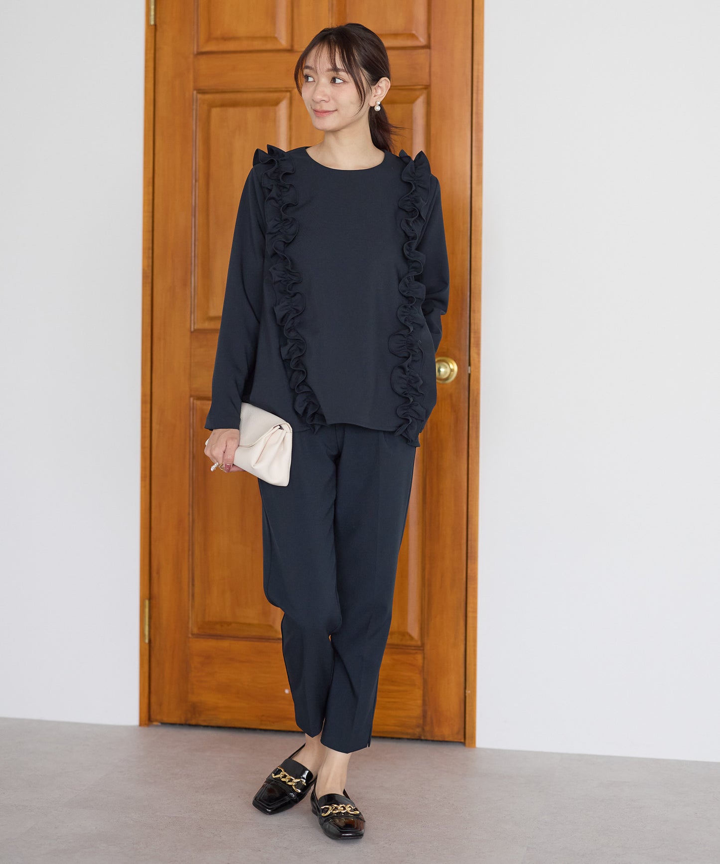 【11月9日(日)20時〜新発売】ツインフリルフレアトップス