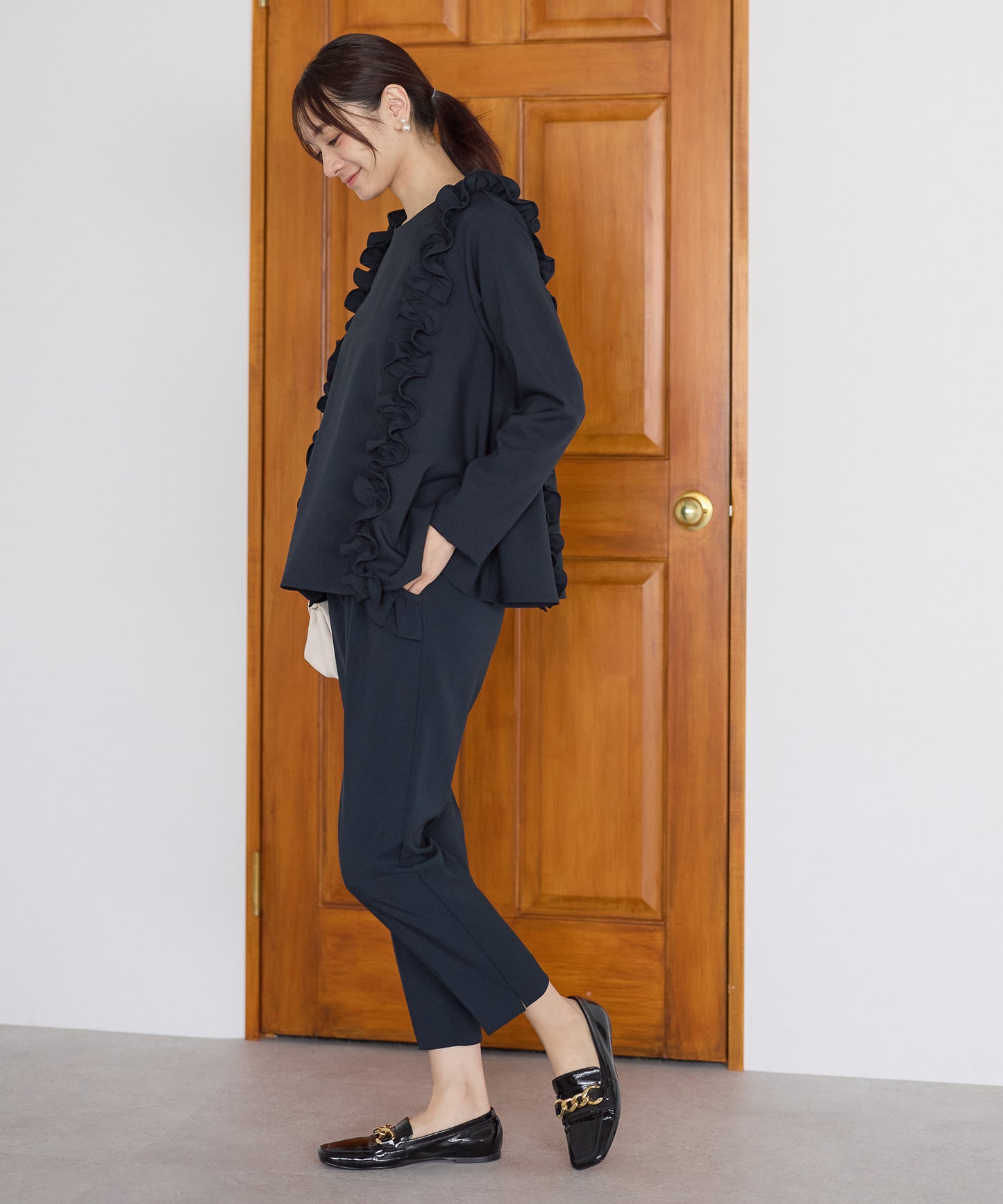 【11月9日(日)20時〜新発売】ツインフリルフレアトップス