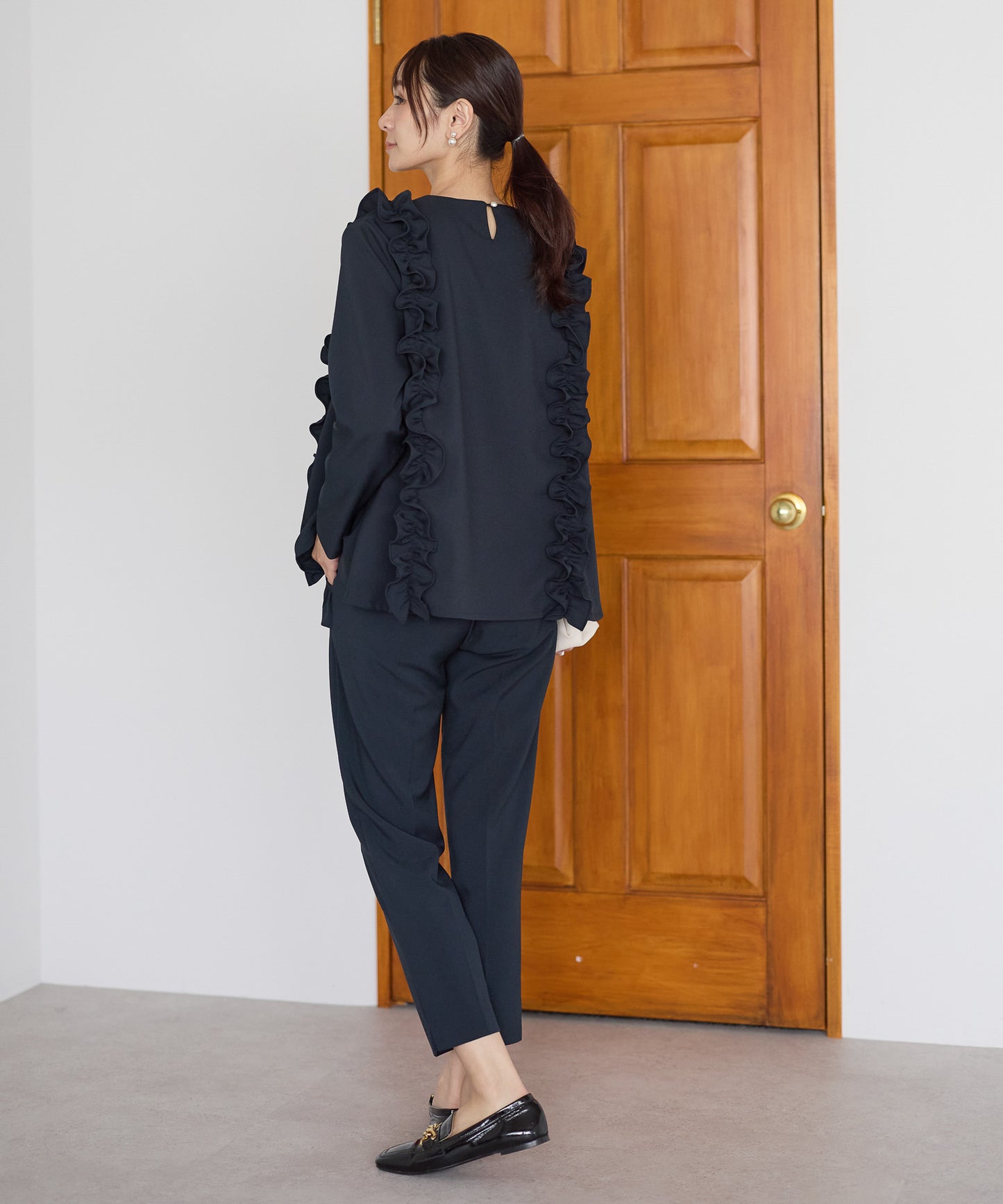 【11月9日(日)20時〜新発売】ツインフリルフレアトップス