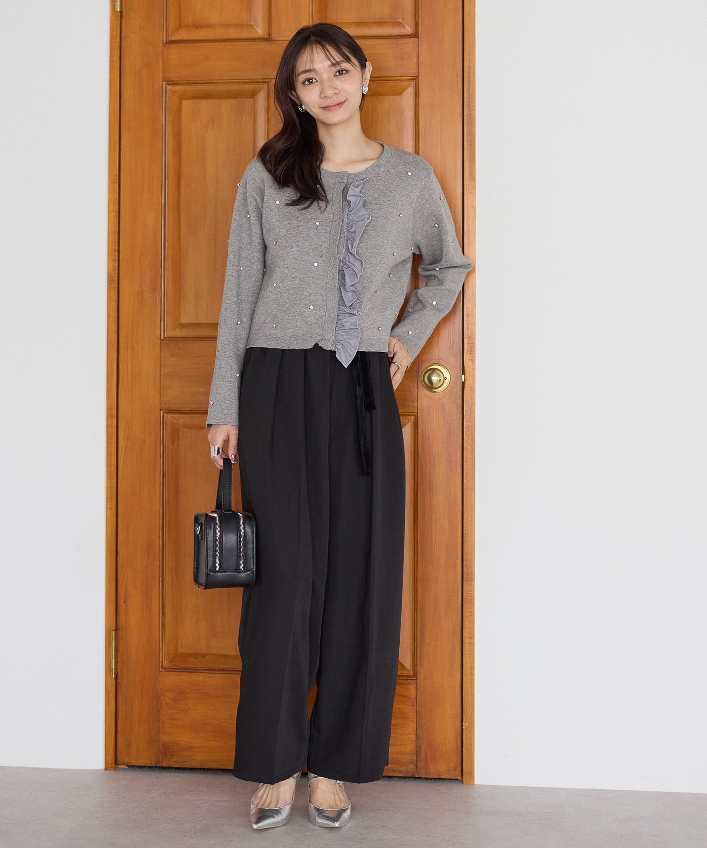 【11月9日(日)20時〜新発売】ジュエルフリルカーディガン