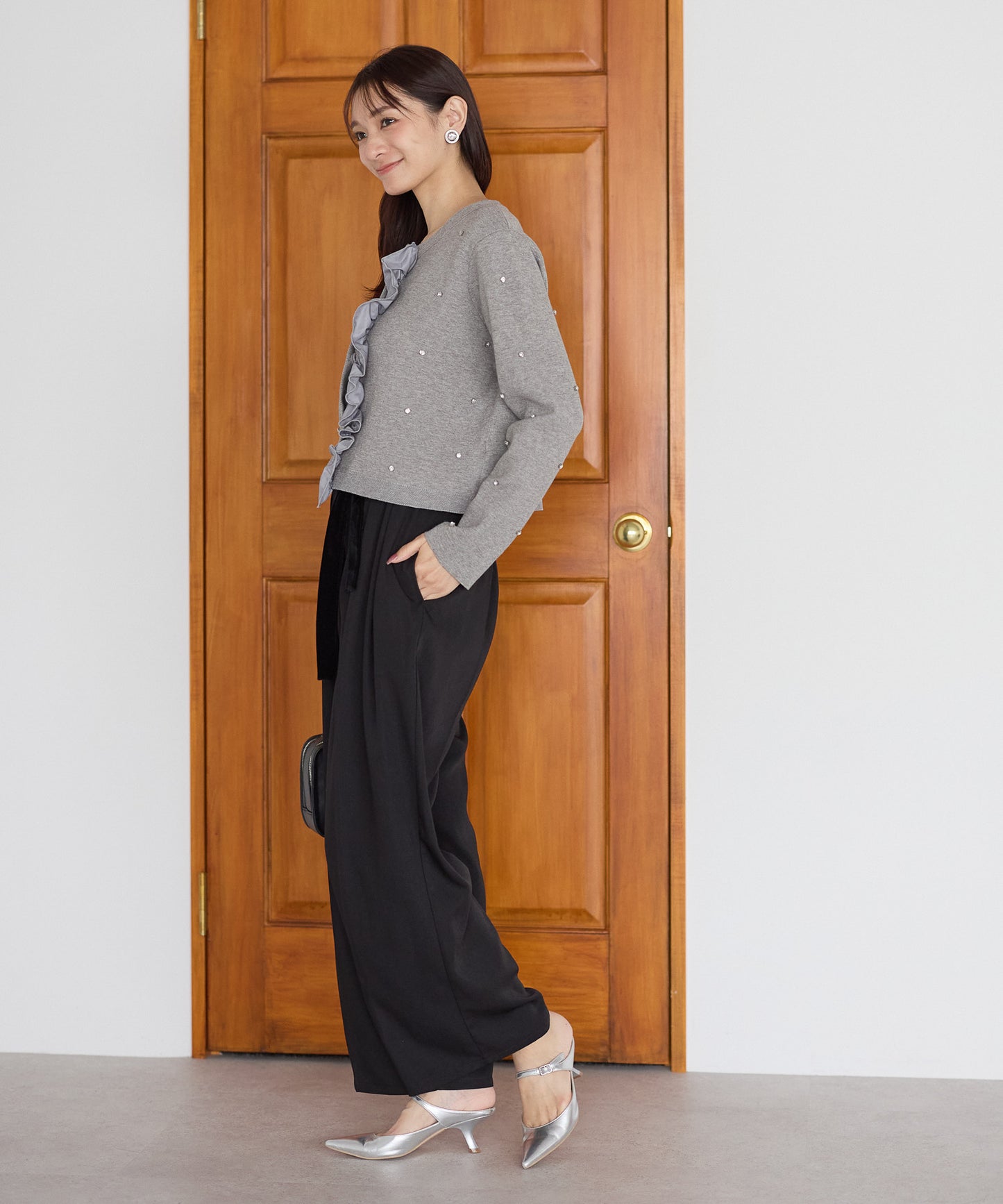 【11月9日(日)20時〜新発売】ジュエルフリルカーディガン