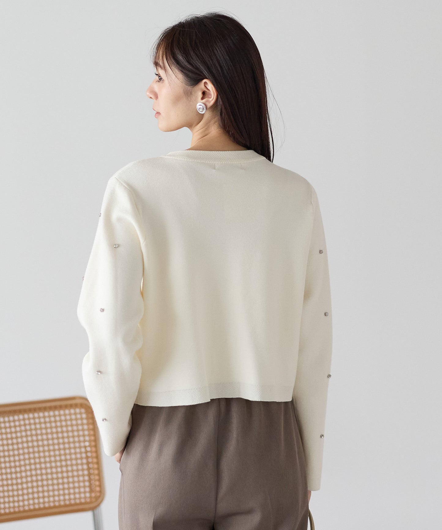 【11月9日(日)20時〜新発売】ジュエルフリルカーディガン