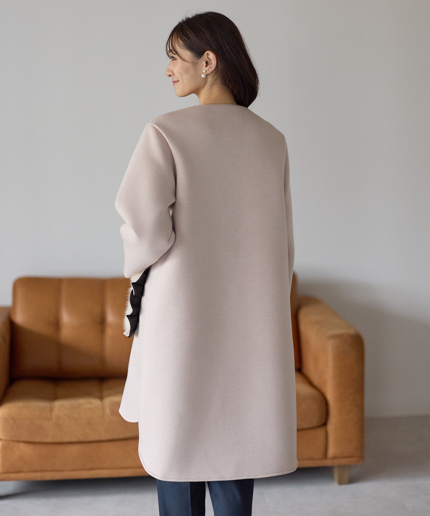 【12月5日(金)13時〜新発売】フリルファーポケットコート