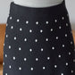 【12月5日(金)13時〜新発売】ミニドットフリルヘムニットスカート