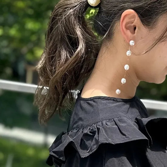2wayロングパールピアス