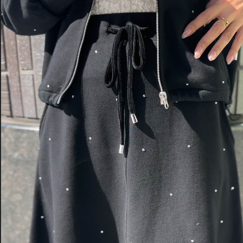 【10月10日(金)13時〜新発売】ラインストーンミストスカート