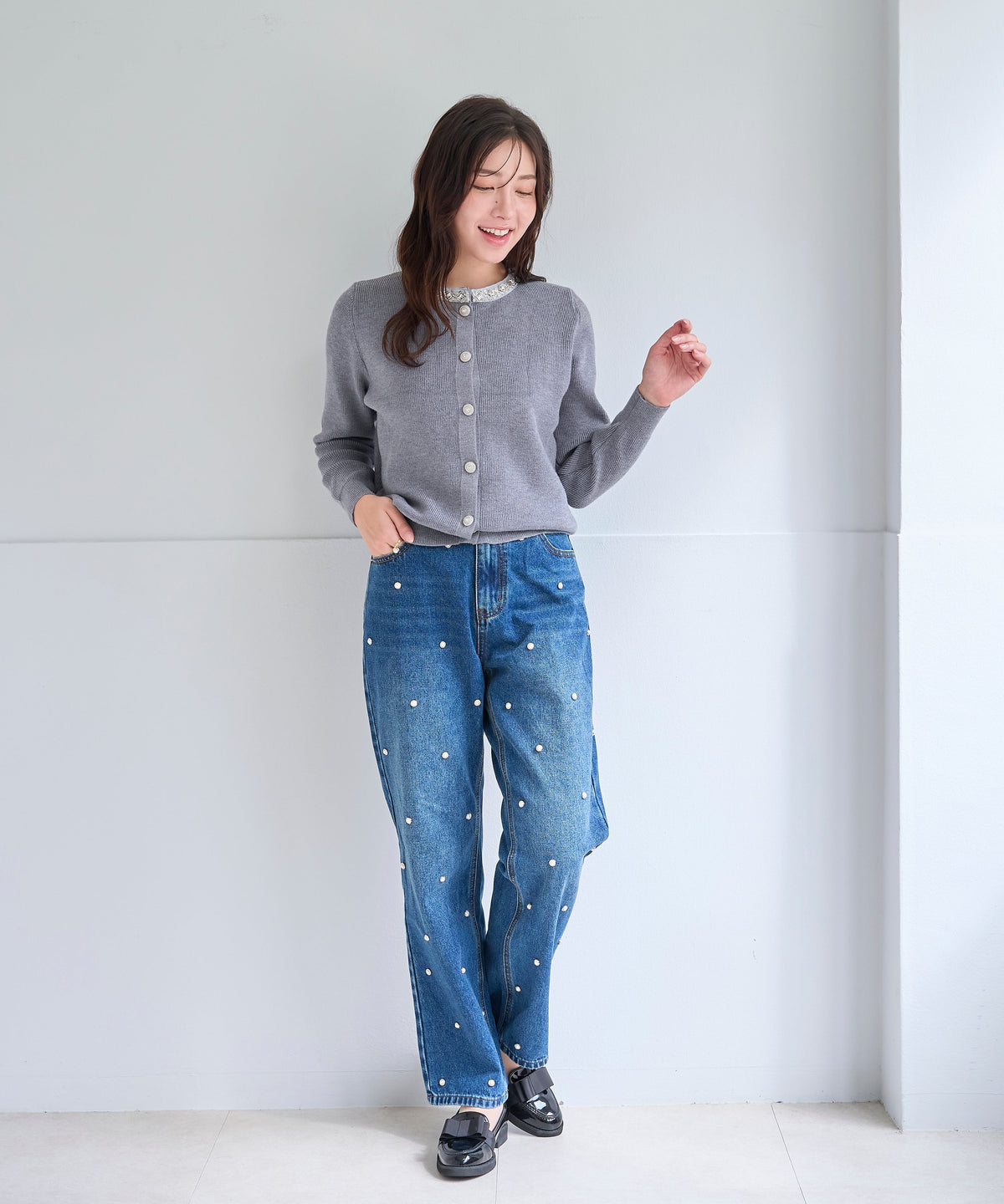 【10月10日(土)20時〜新発売】パールジュエルデニム