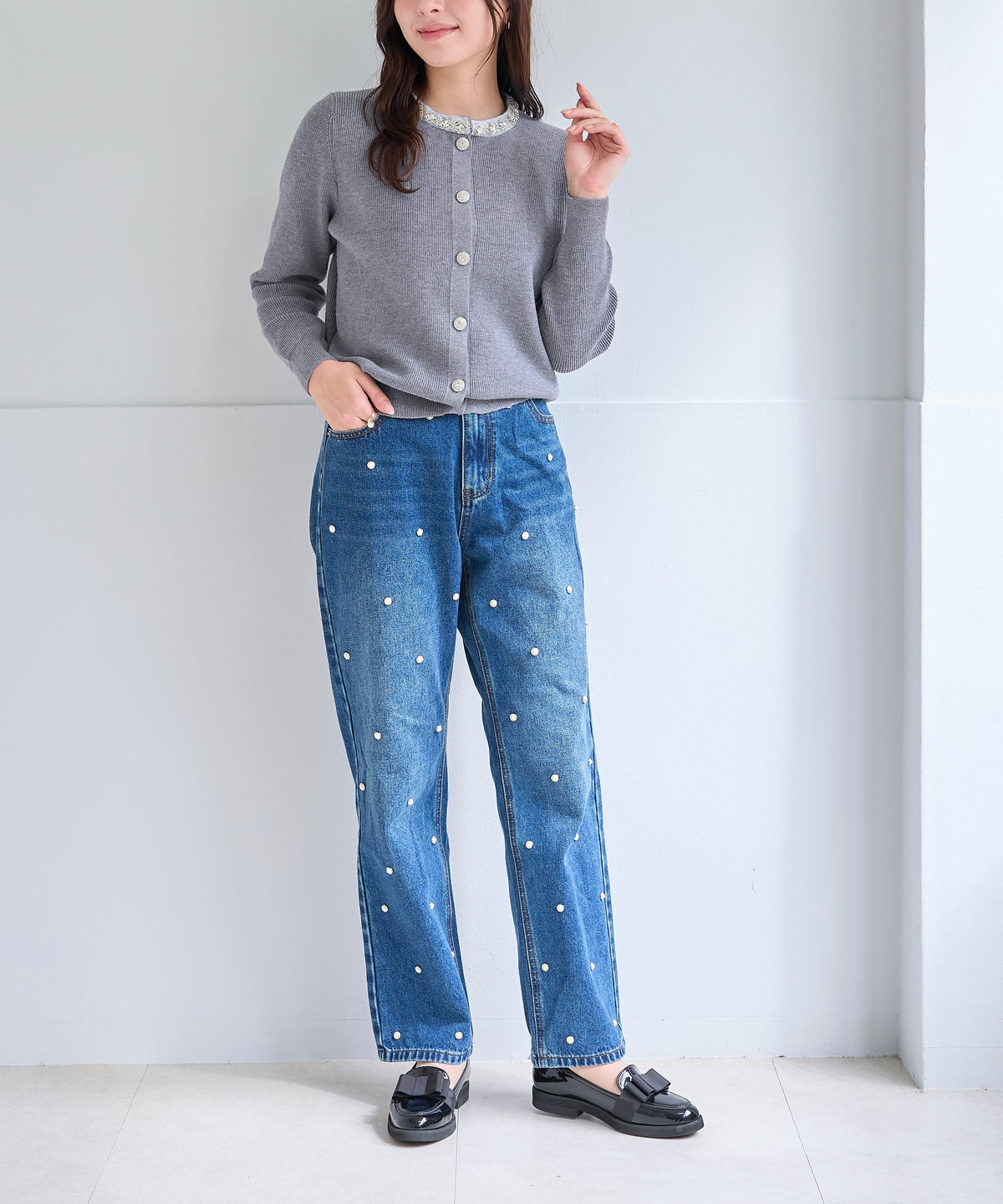 【10月10日(土)20時〜新発売】パールジュエルデニム
