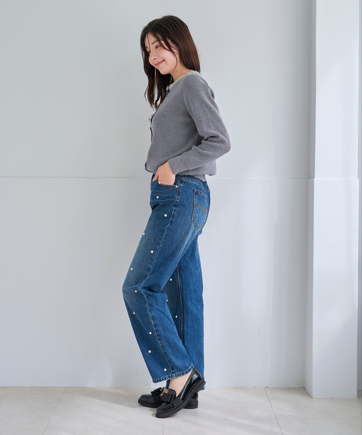 【10月10日(土)20時〜新発売】パールジュエルデニム