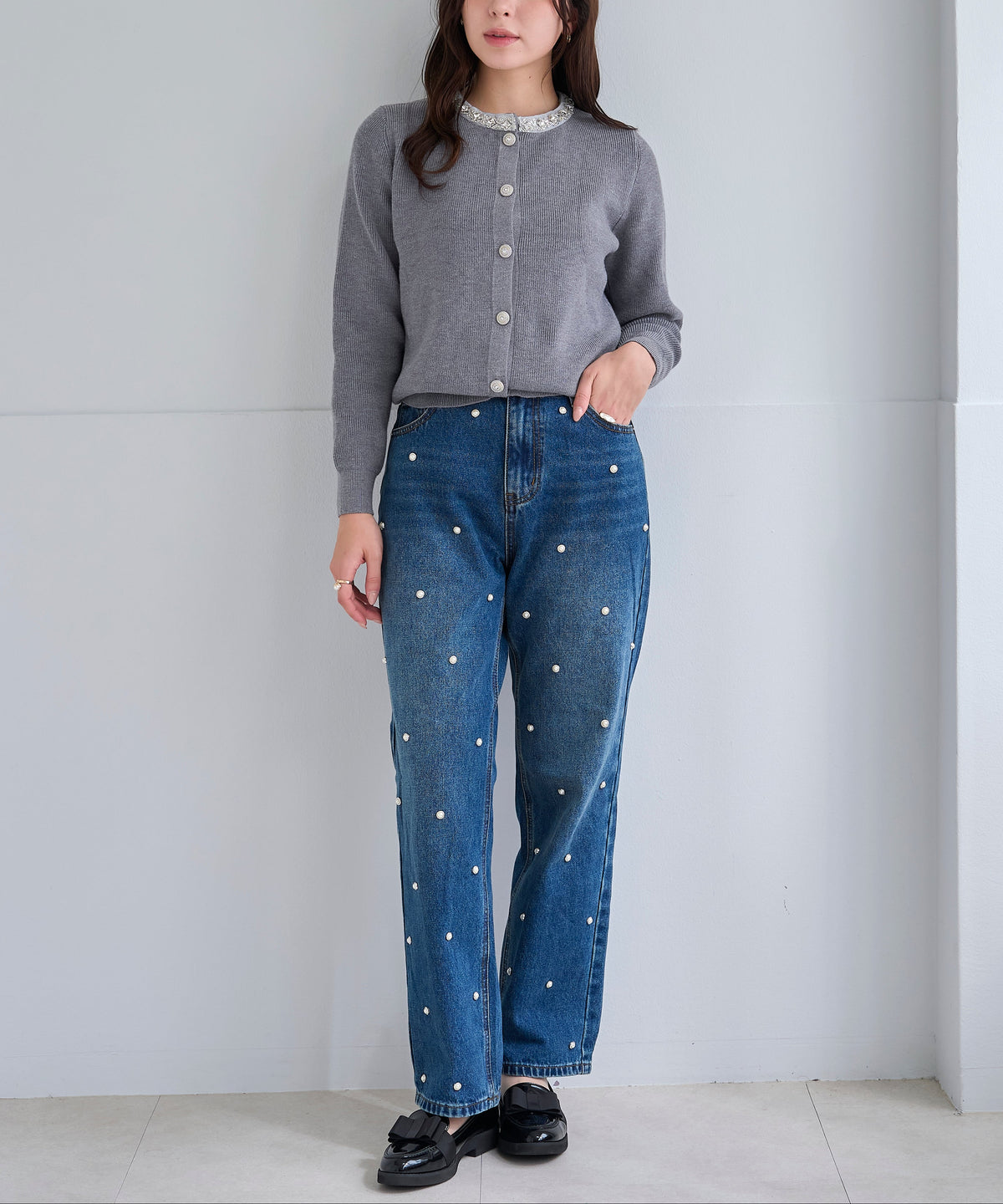 【10月10日(土)20時〜新発売】パールジュエルデニム