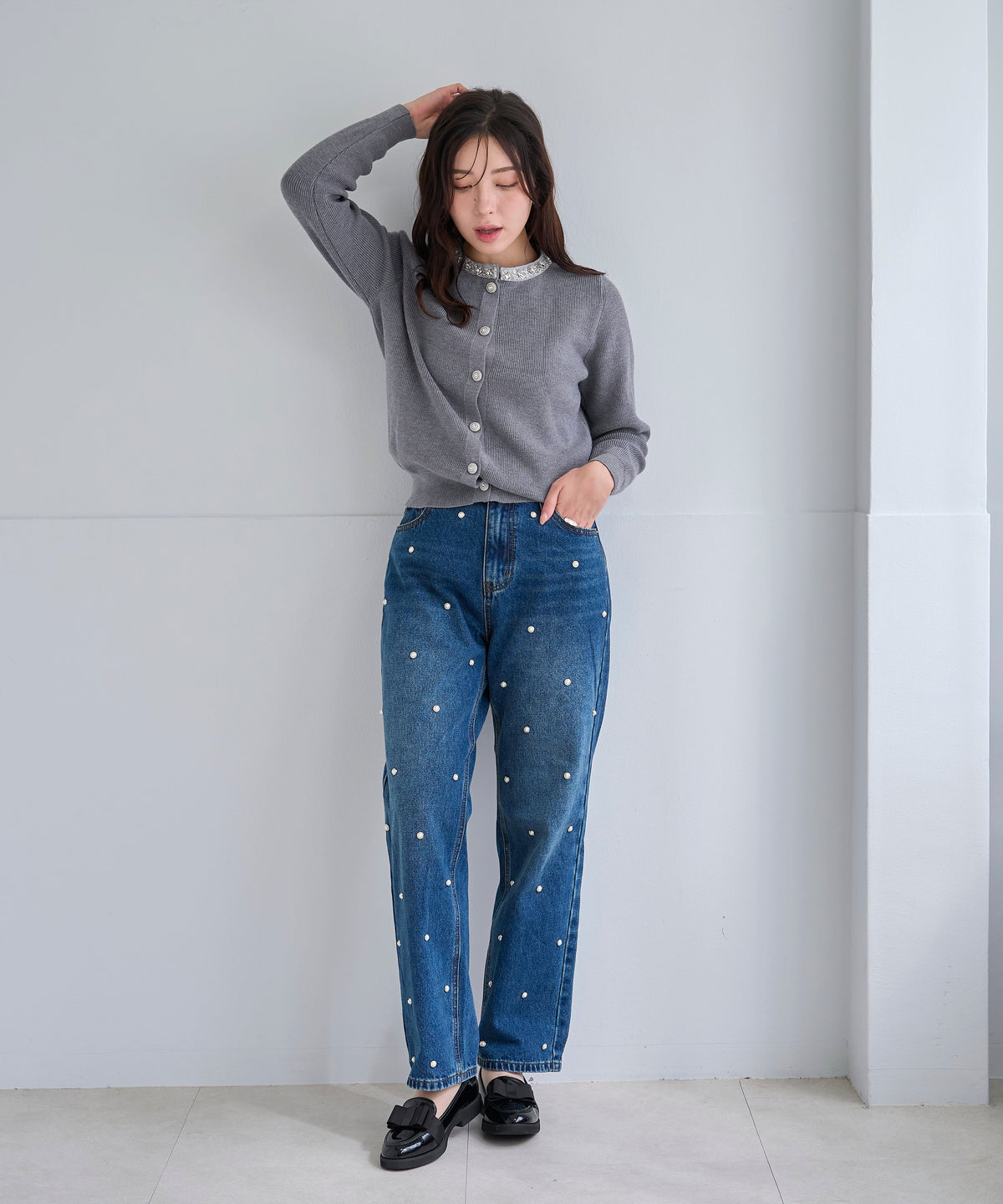 【10月10日(土)20時〜新発売】パールジュエルデニム
