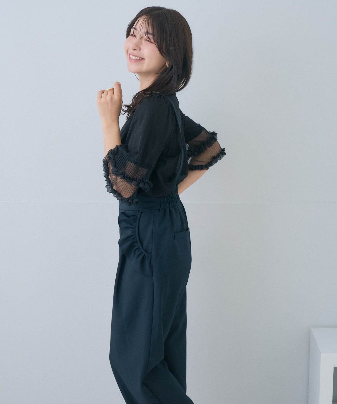 【5月17日(日)20時〜新発売】フラワーペタルシアースリーブトップス