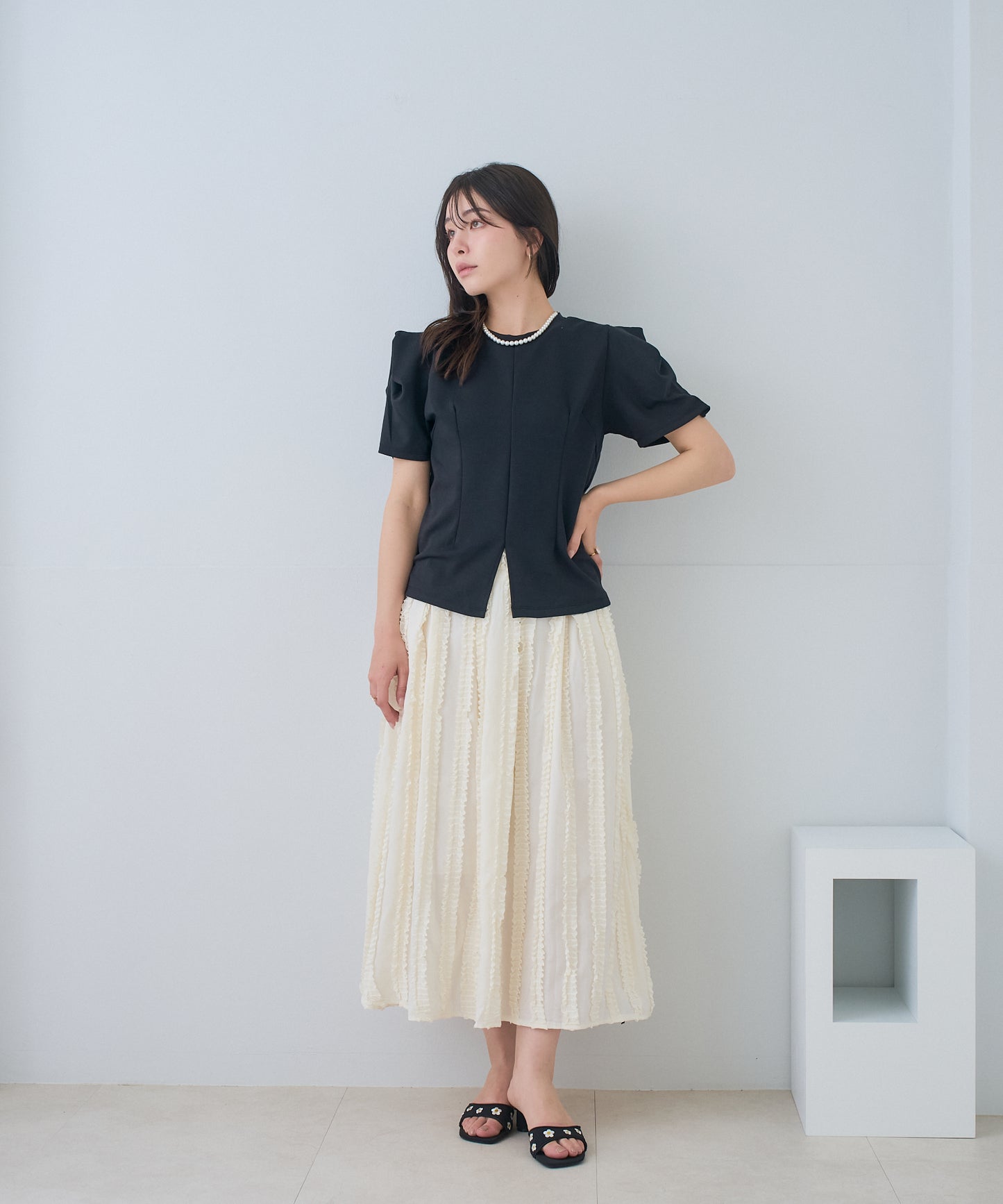 【5月17日(日)20時〜新発売】フォルムスリーブカットソー