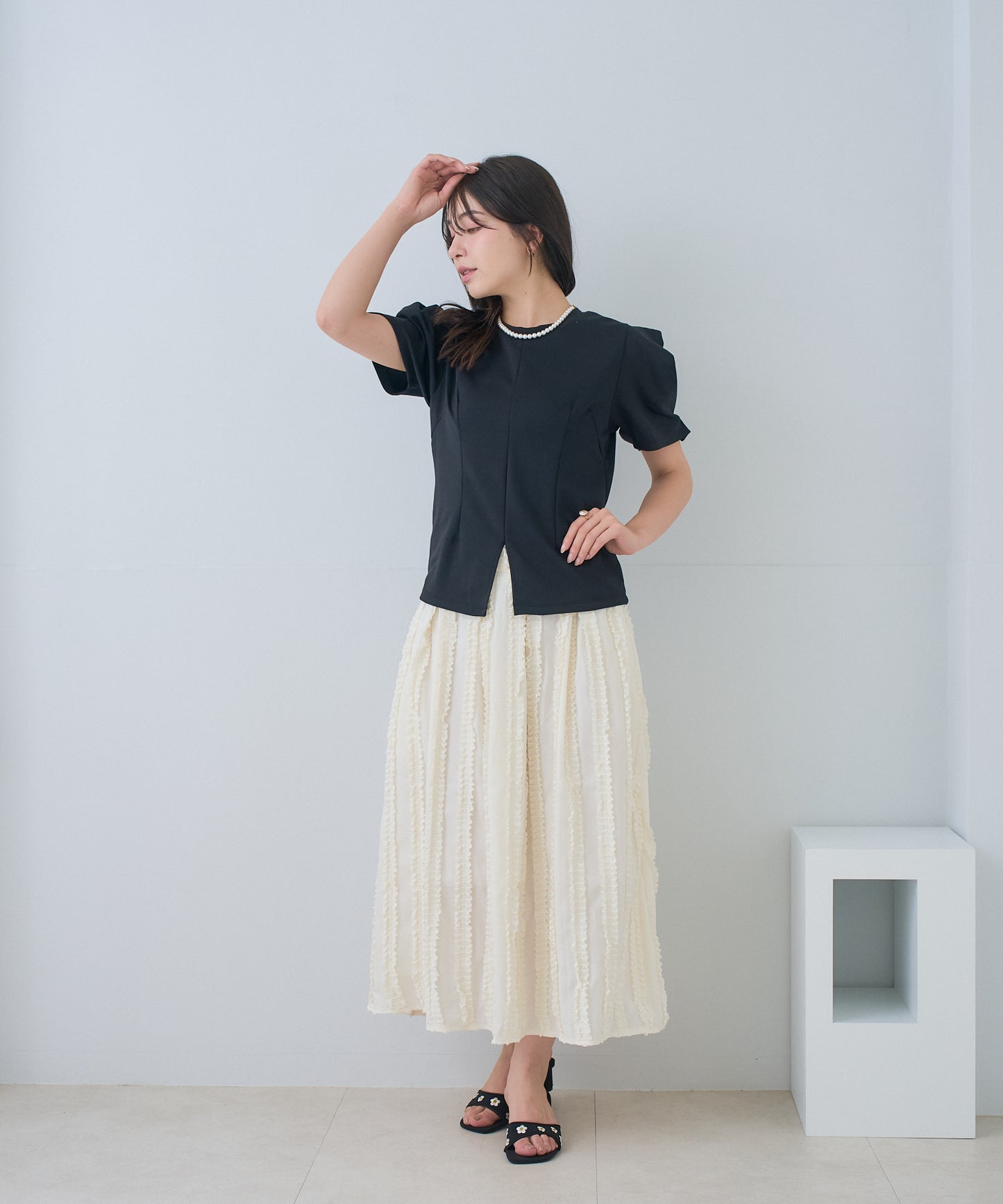 【5月17日(日)20時〜新発売】フォルムスリーブカットソー