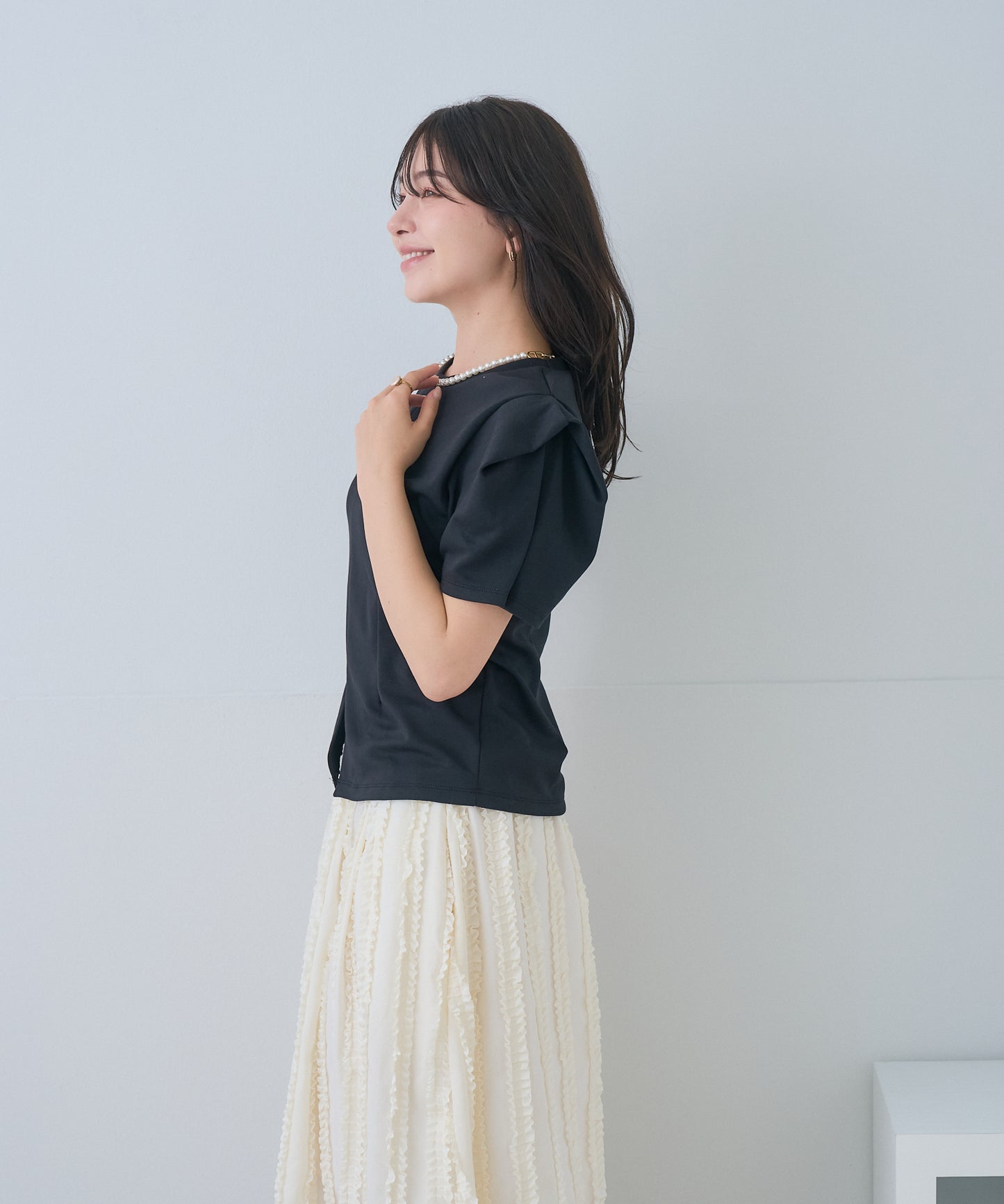 【5月17日(日)20時〜新発売】フォルムスリーブカットソー