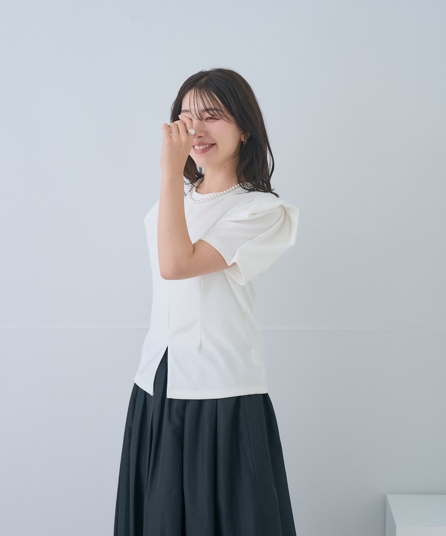 【5月17日(日)20時〜新発売】フォルムスリーブカットソー
