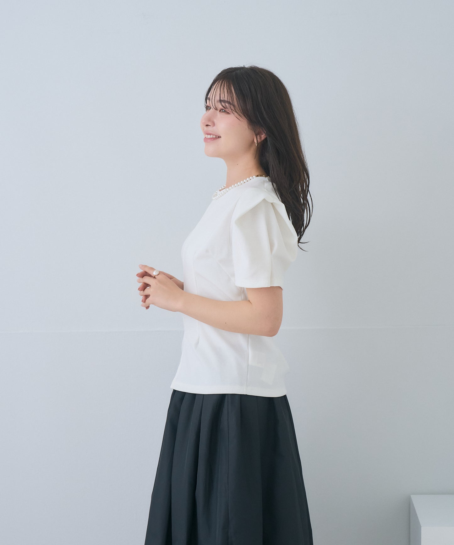 【5月17日(日)20時〜新発売】フォルムスリーブカットソー