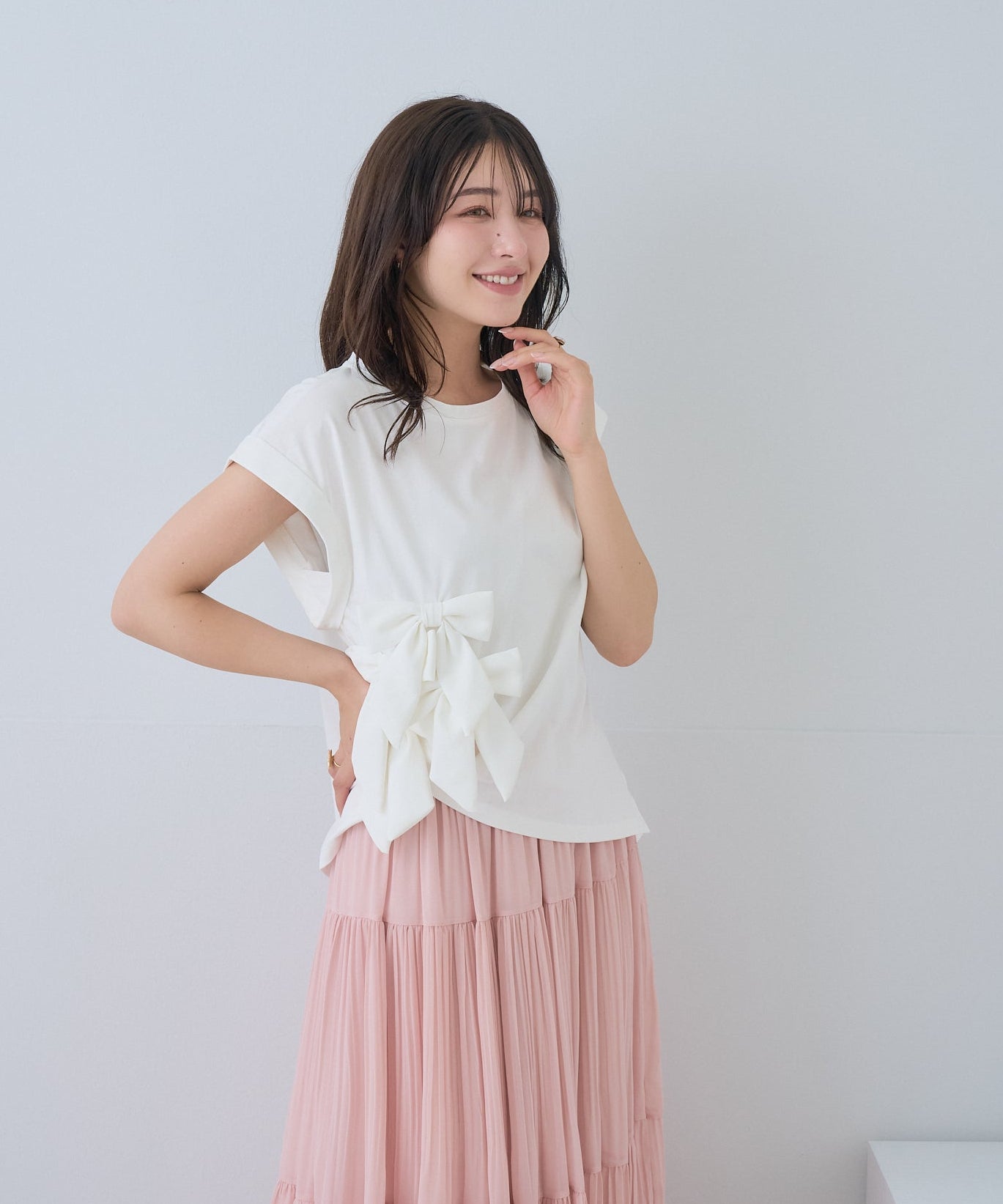 【5月31日(日)20時〜再入荷】メニーリボンデザイントップス