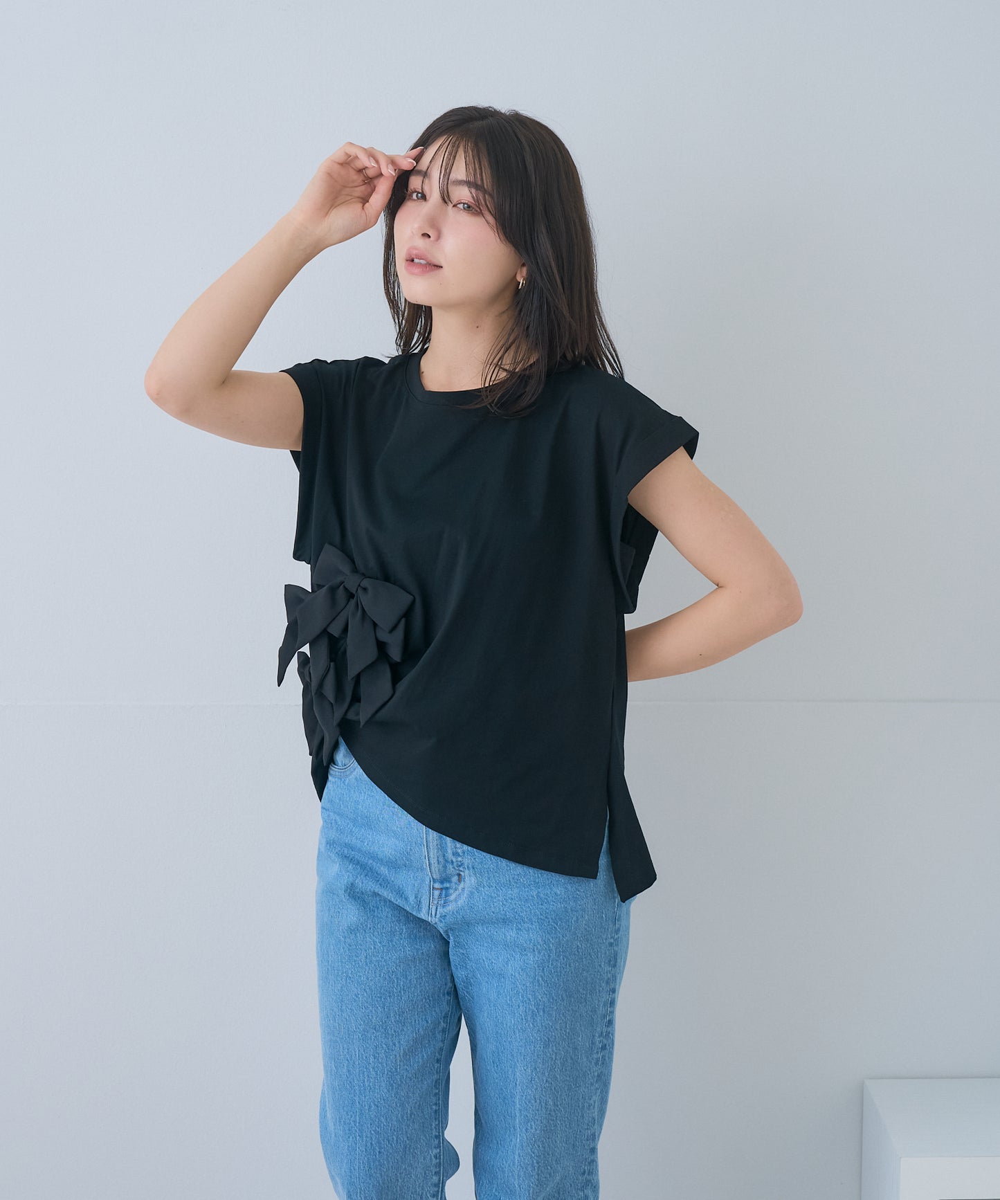 【5月31日(日)20時〜再入荷】メニーリボンデザイントップス