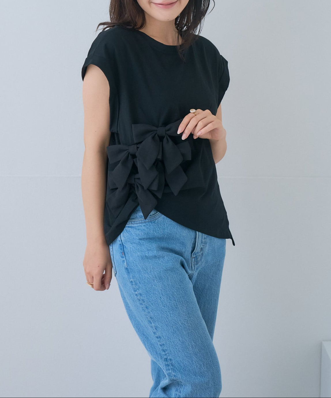 【5月31日(日)20時〜再入荷】メニーリボンデザイントップス